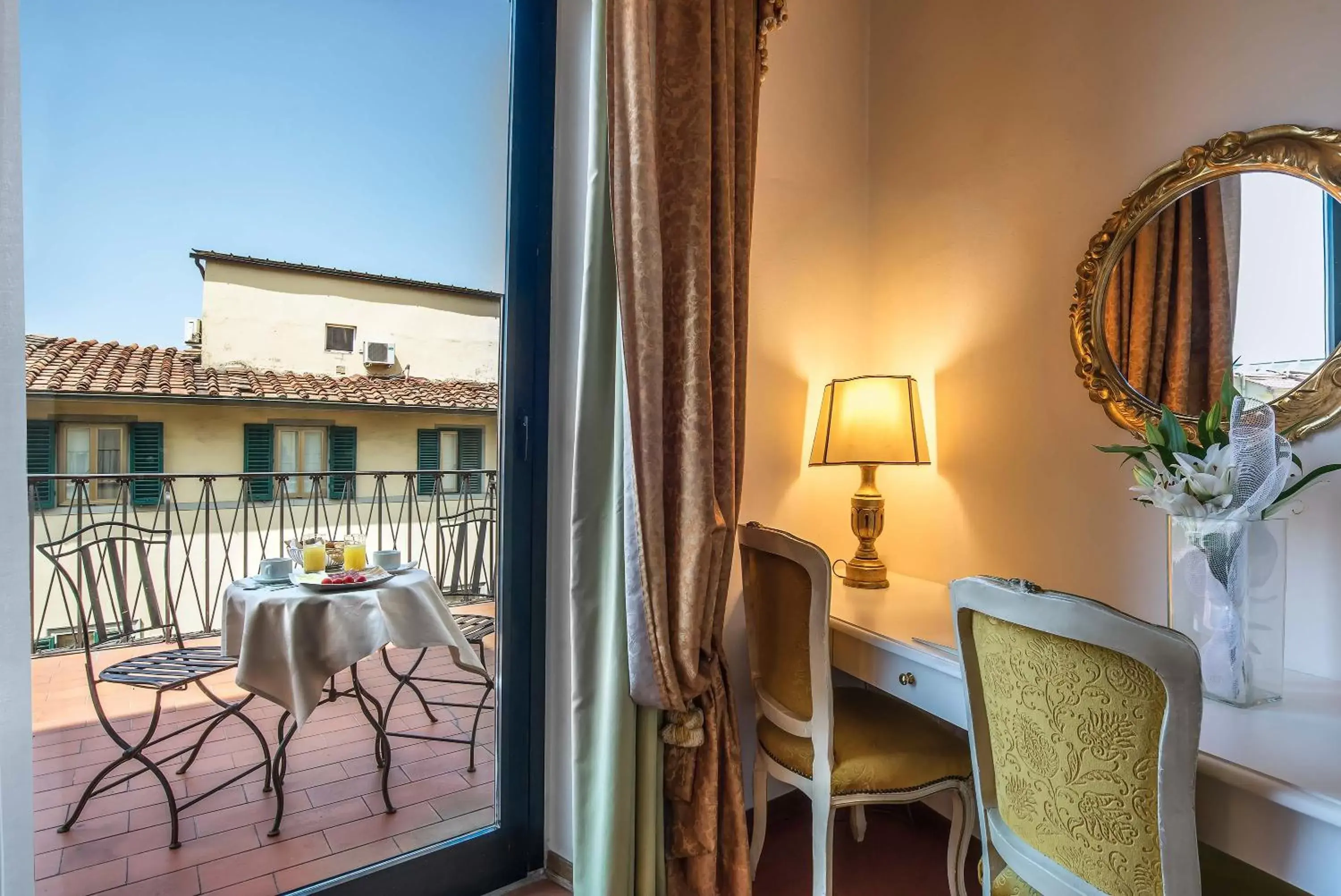 Balcony/Terrace in Hotel Machiavelli Palace
