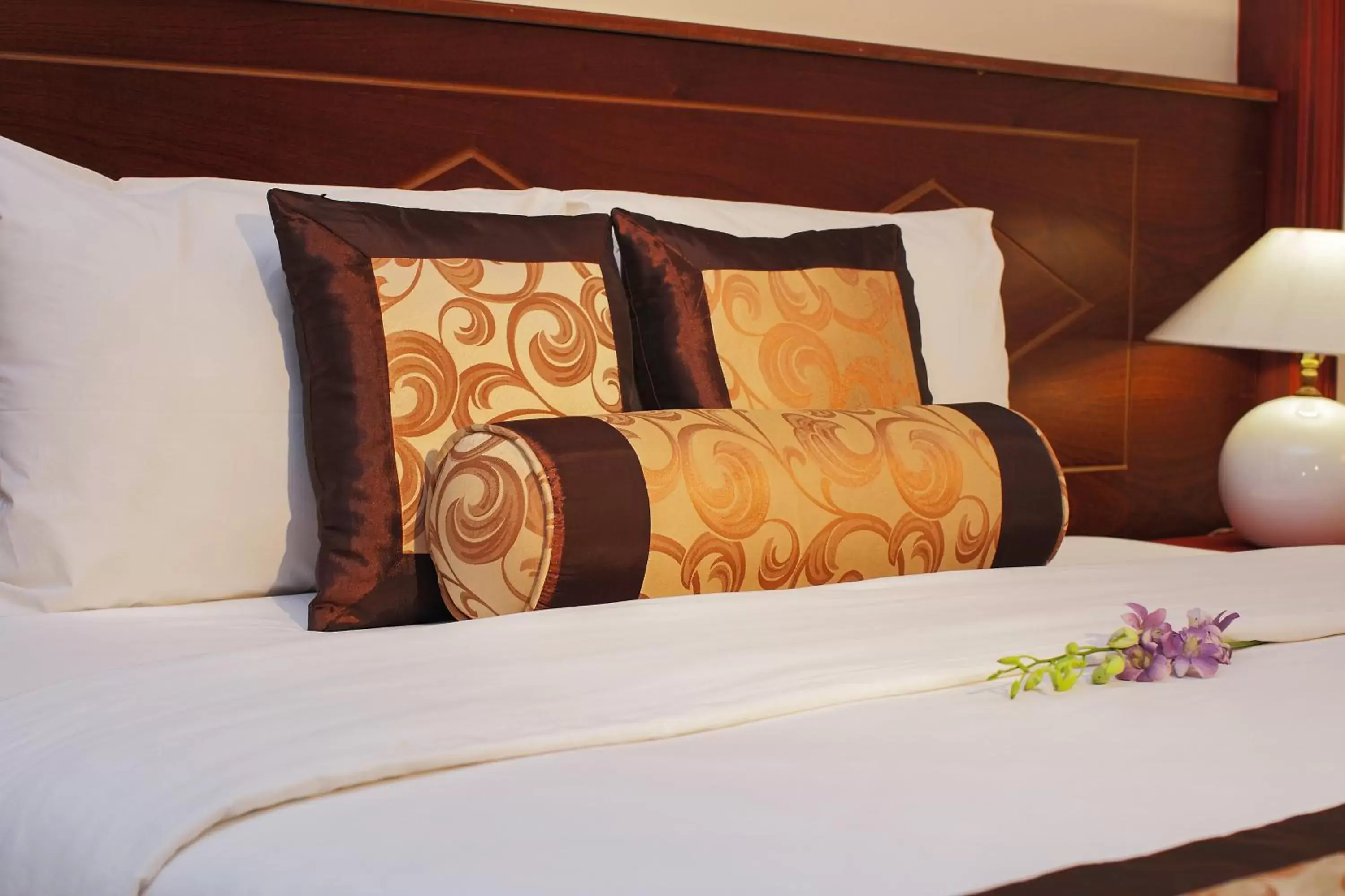 Decorative detail, Bed in Royal Hotel Saigon