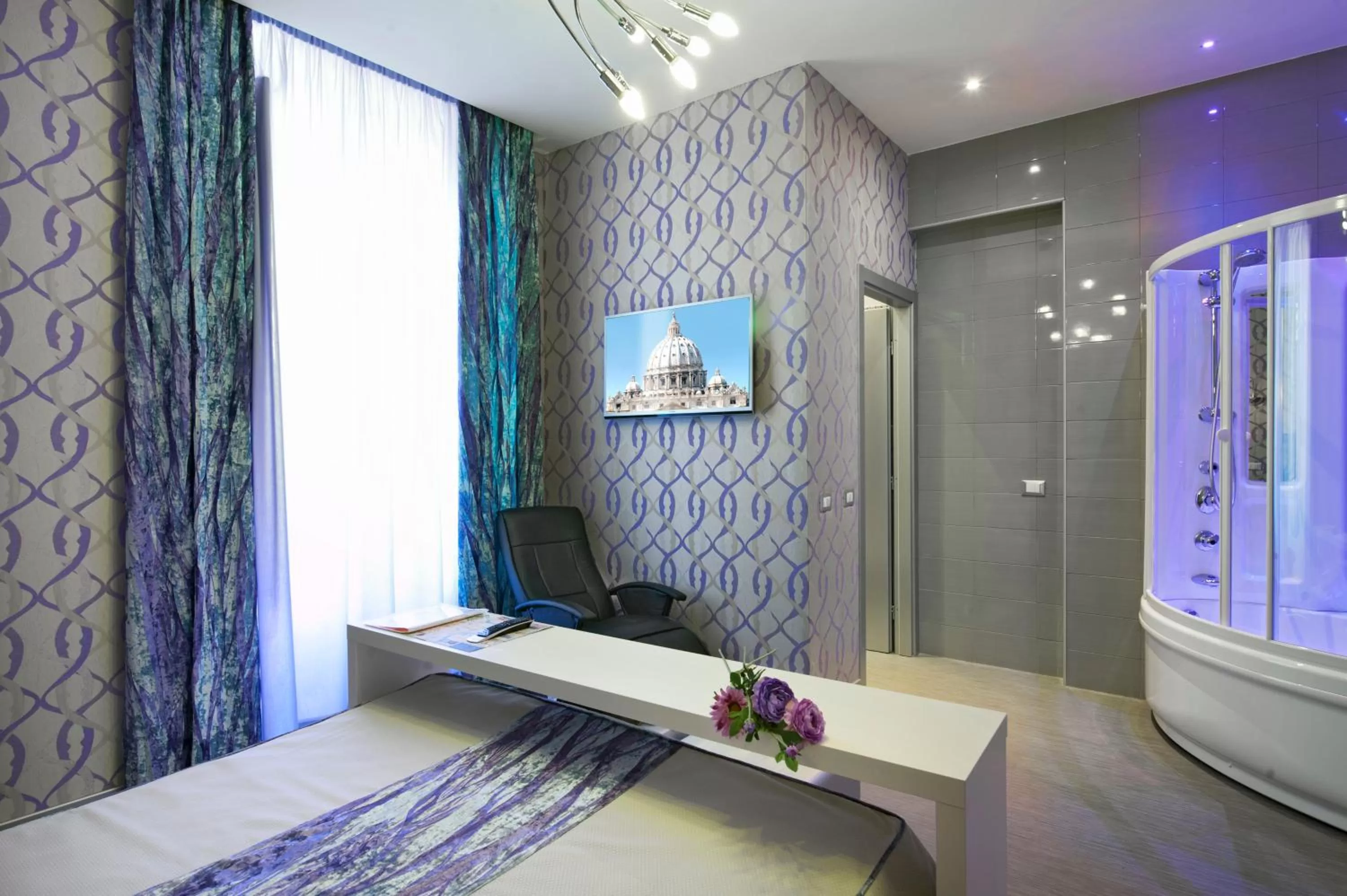 Hot Tub, Bed in Hotel Relais Dei Papi