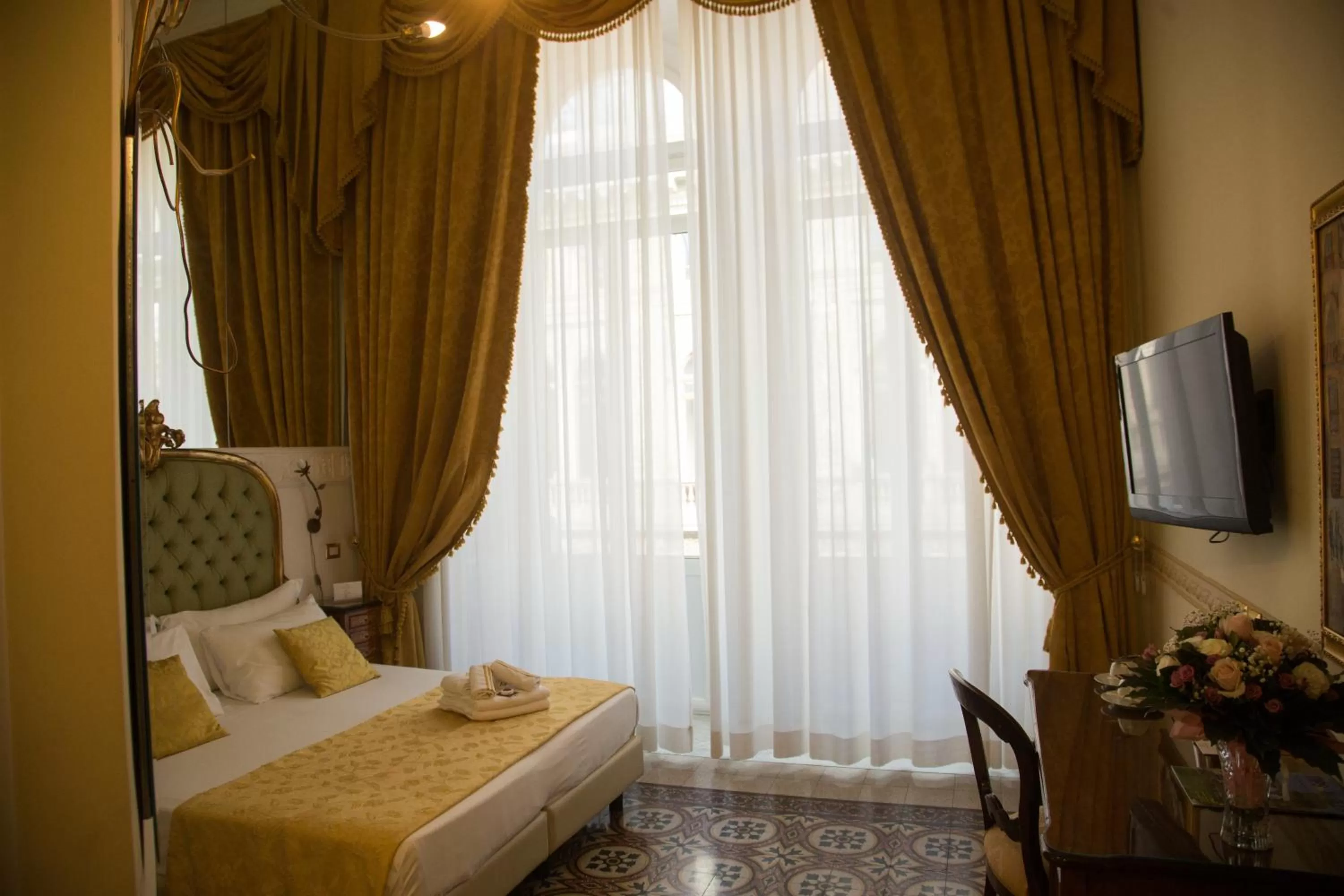 Bed in B&B Art Suite Santa Brigida