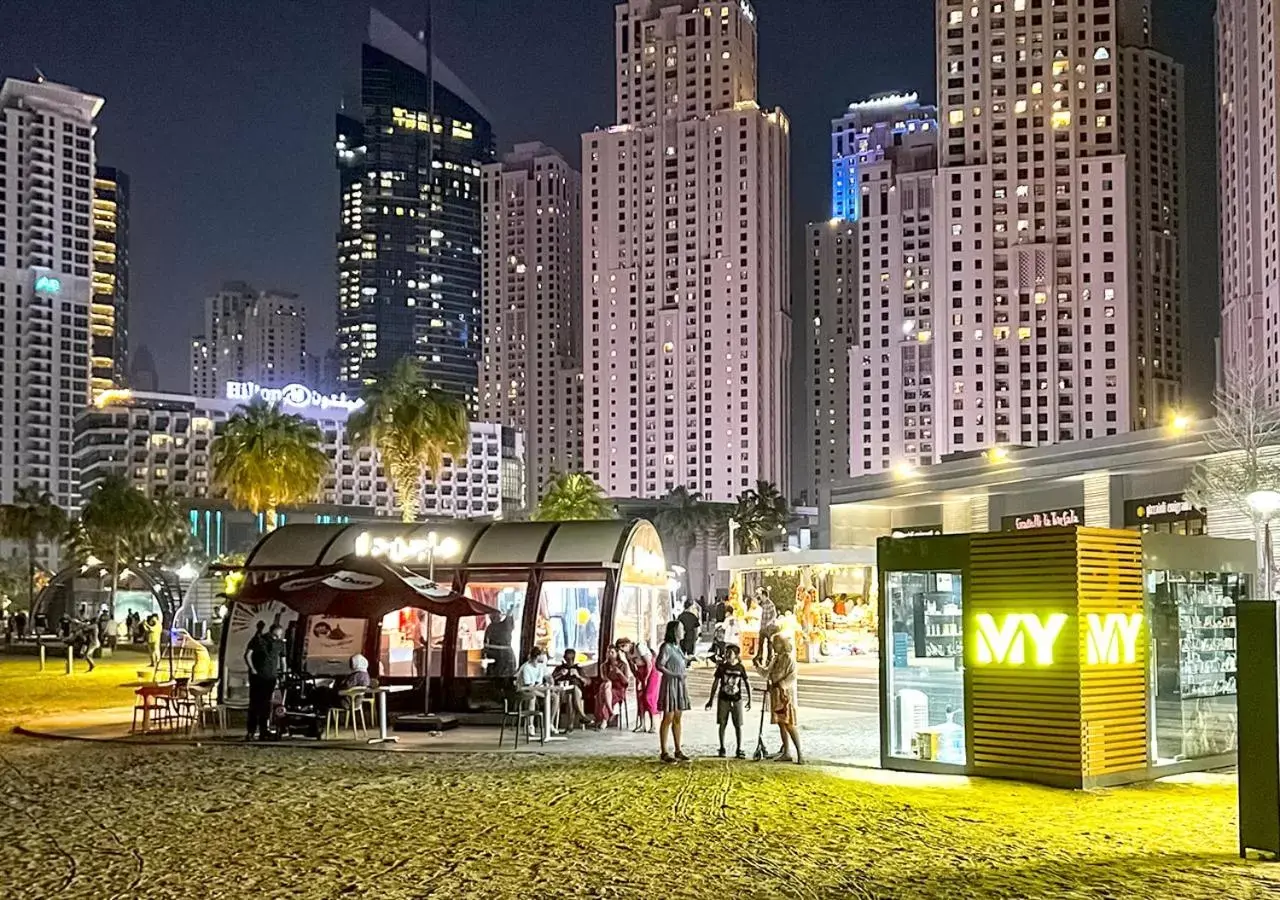 Night in Ramada Hotel, Suites and Apartments by Wyndham Dubai JBR
