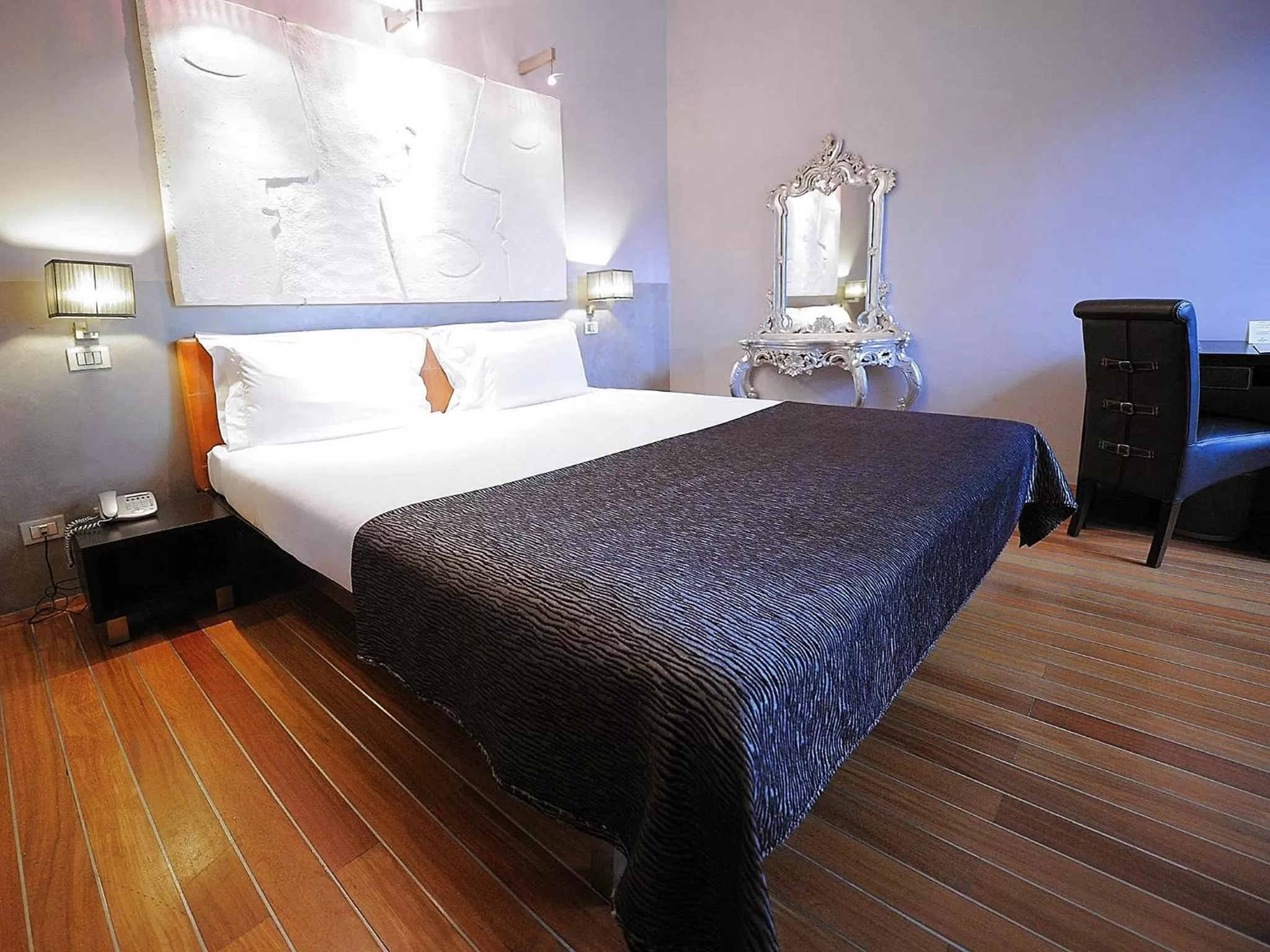 Bedroom, Bed in Borghese Palace Art Hotel