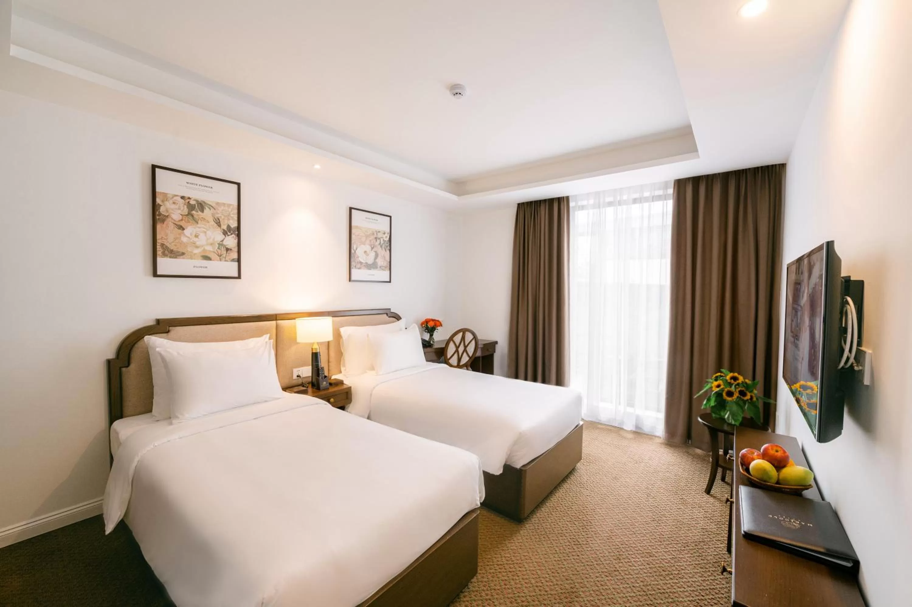 Bed in Marigold Hotel Hanoi