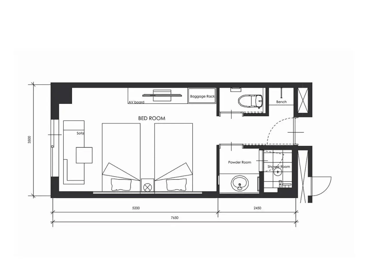 Other, Floor Plan in Winery Hotel and Condominium HITOHANA