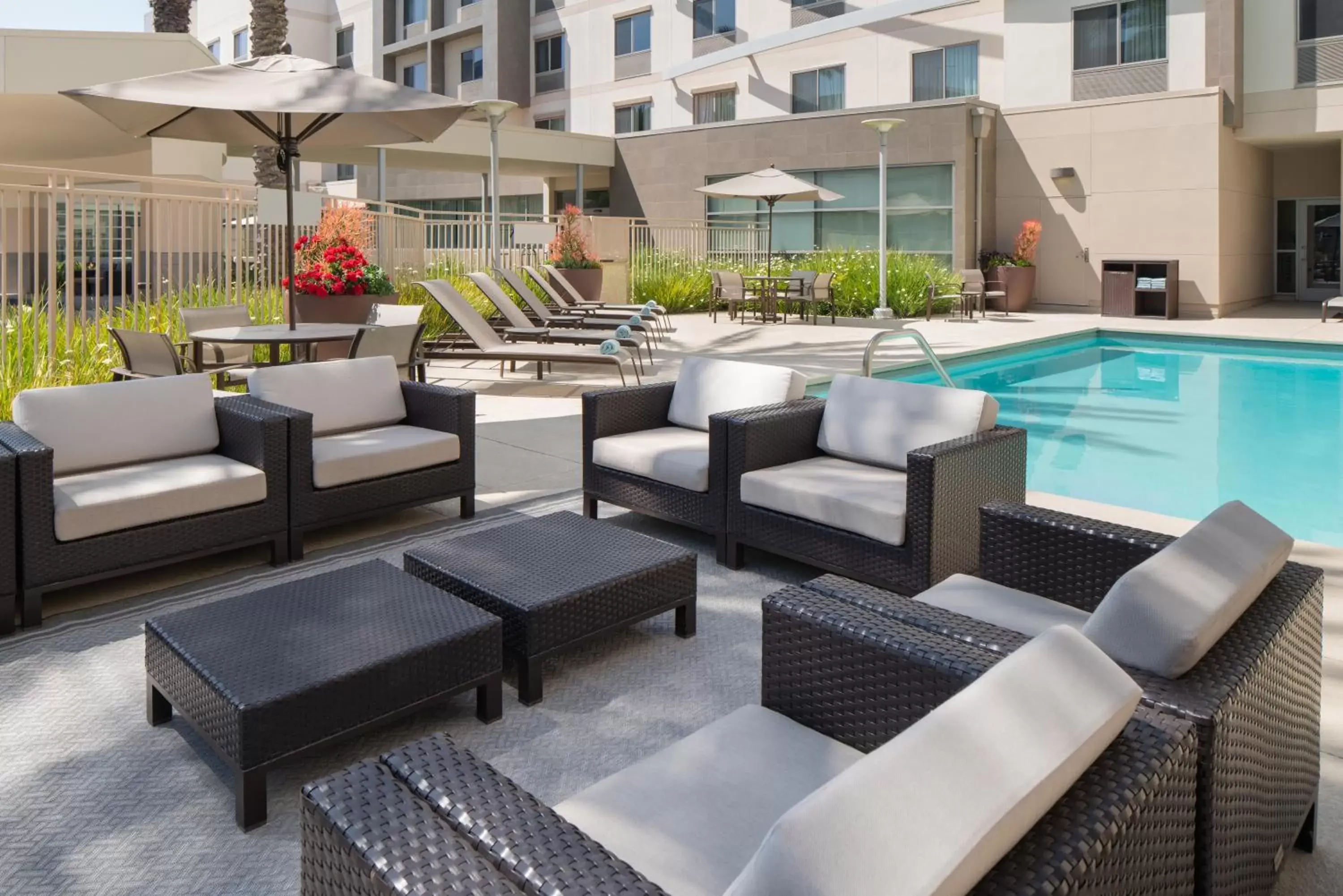 Swimming pool in Courtyard by Marriott Santa Ana Orange County