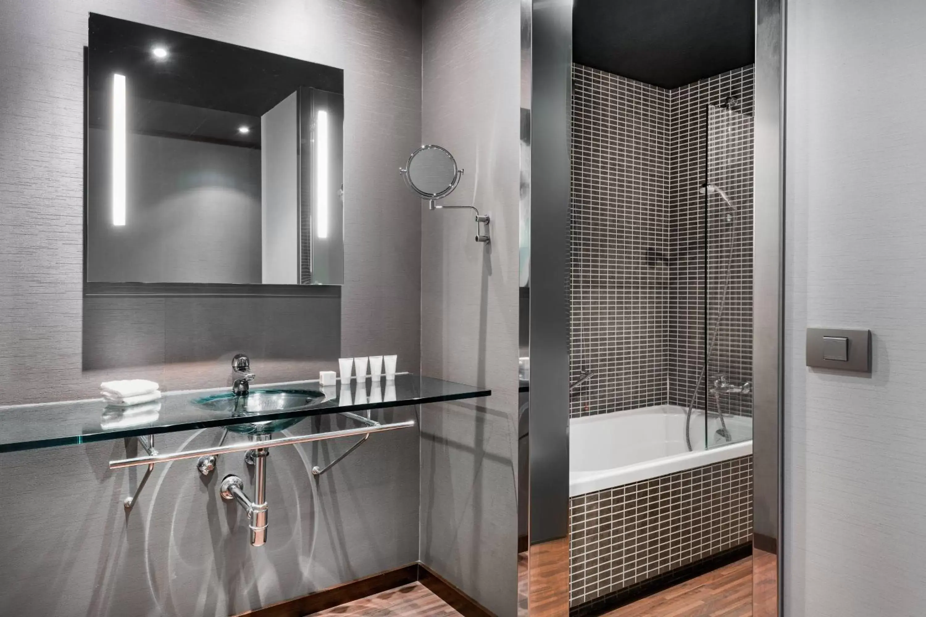 Bathroom in AC Hotel Torino by Marriott