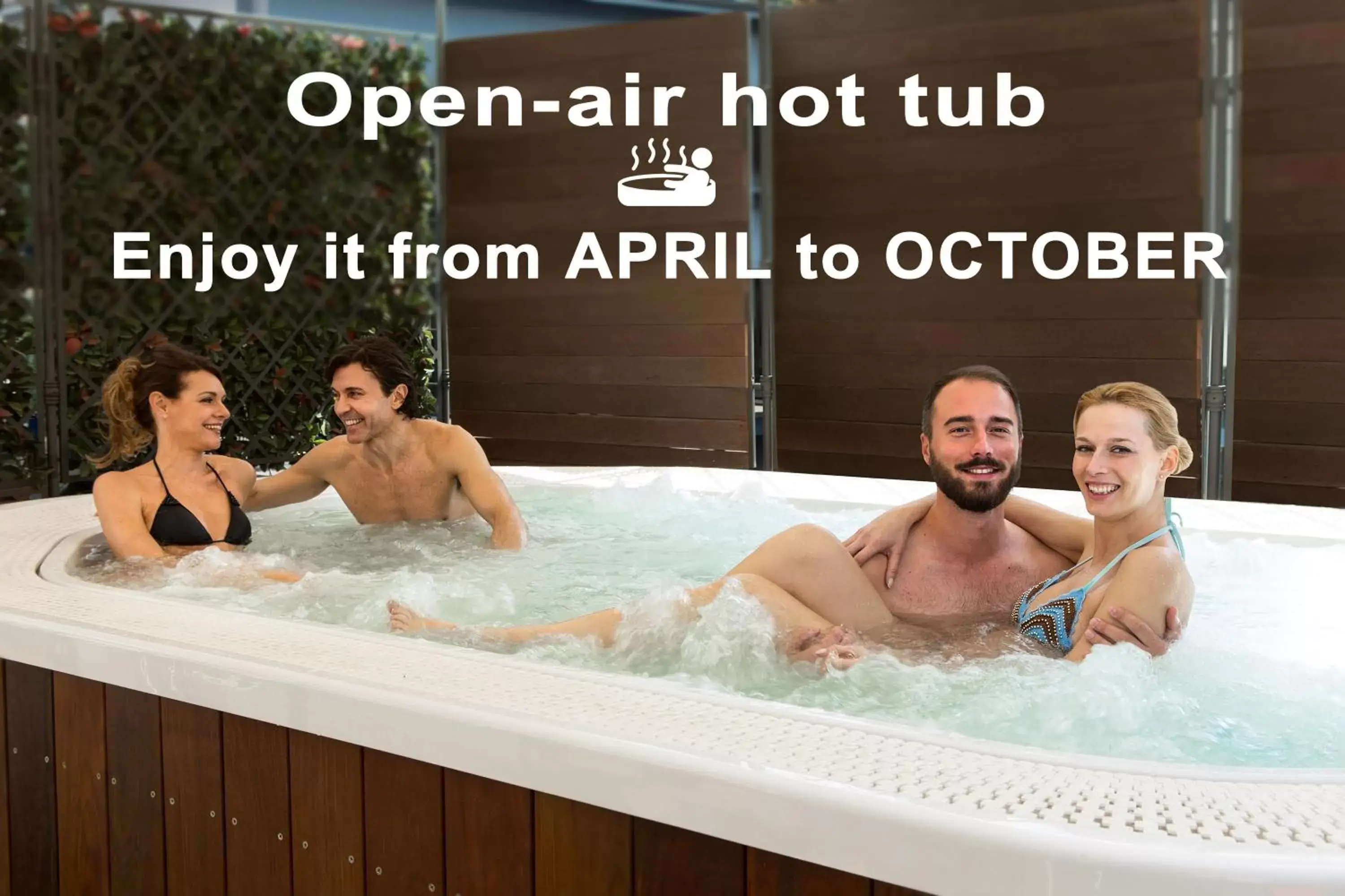 Open Air Bath, Guests in iQ Hotel Roma