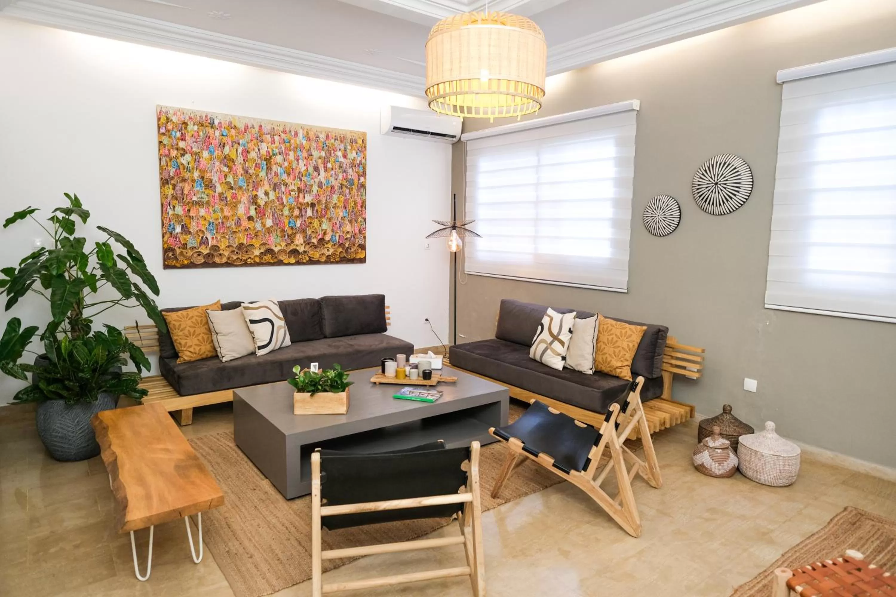 Seating area in Villa Ayaba