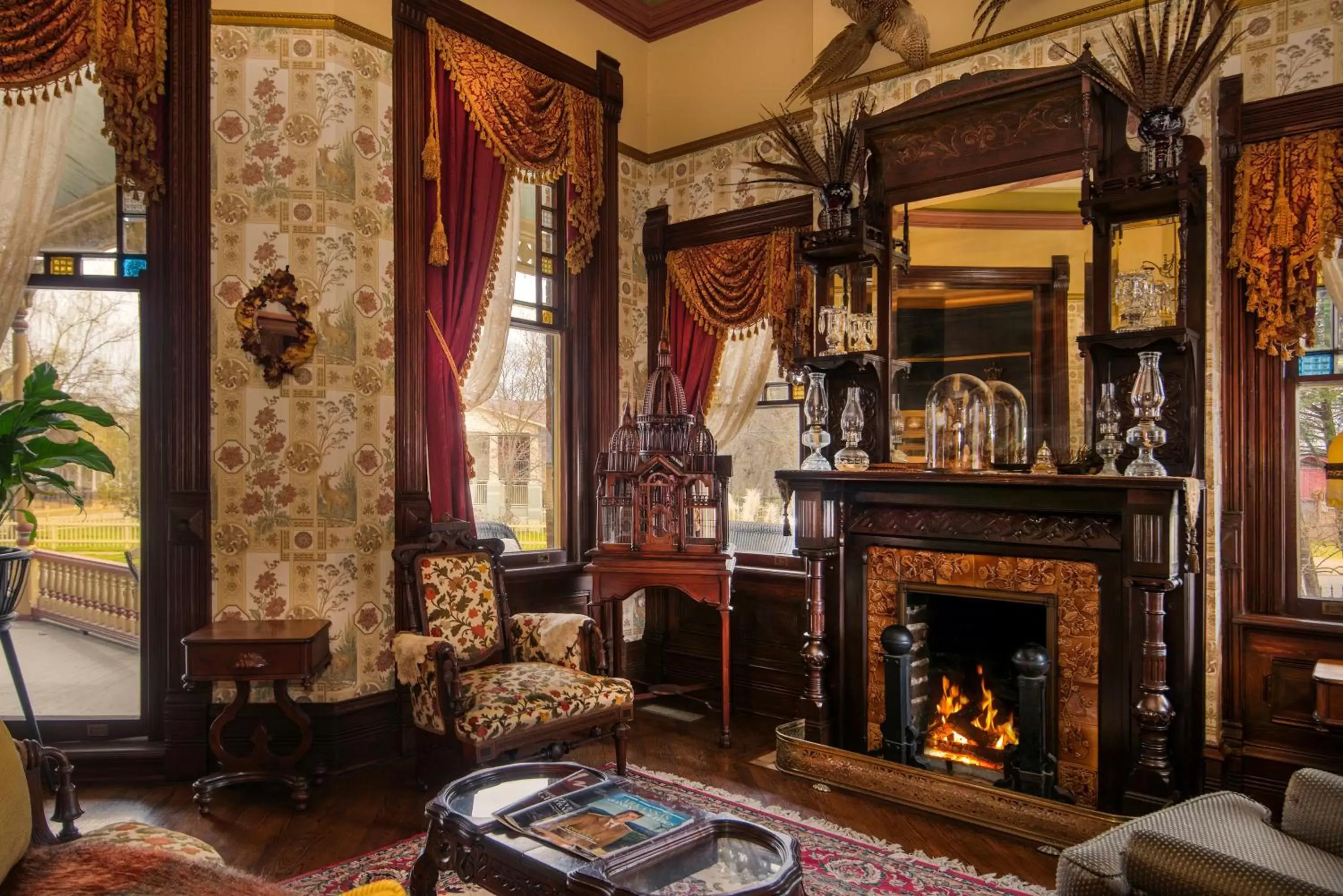 Living room in The Empress of Little Rock