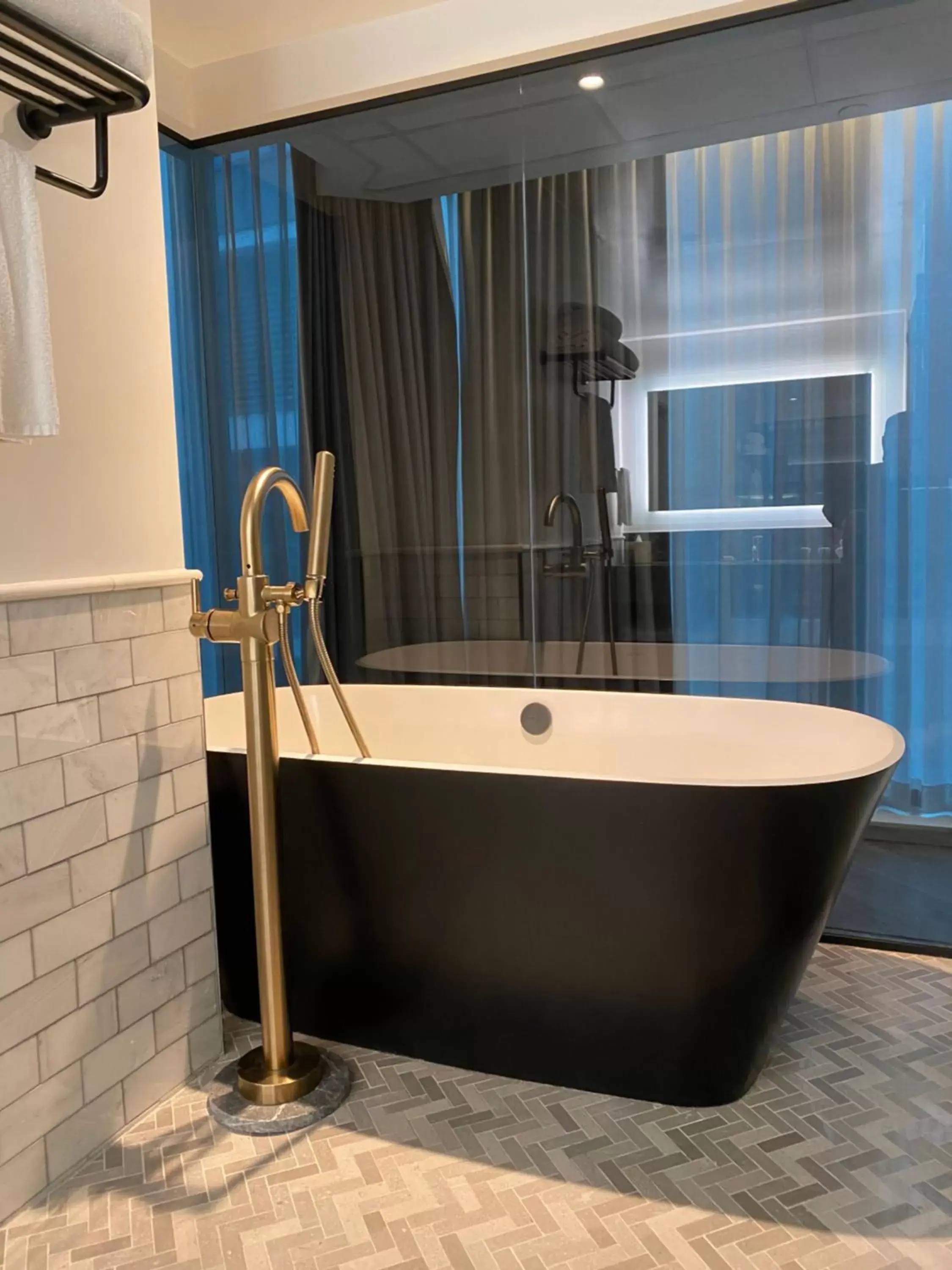 Bathroom in EXchange Hotel Vancouver