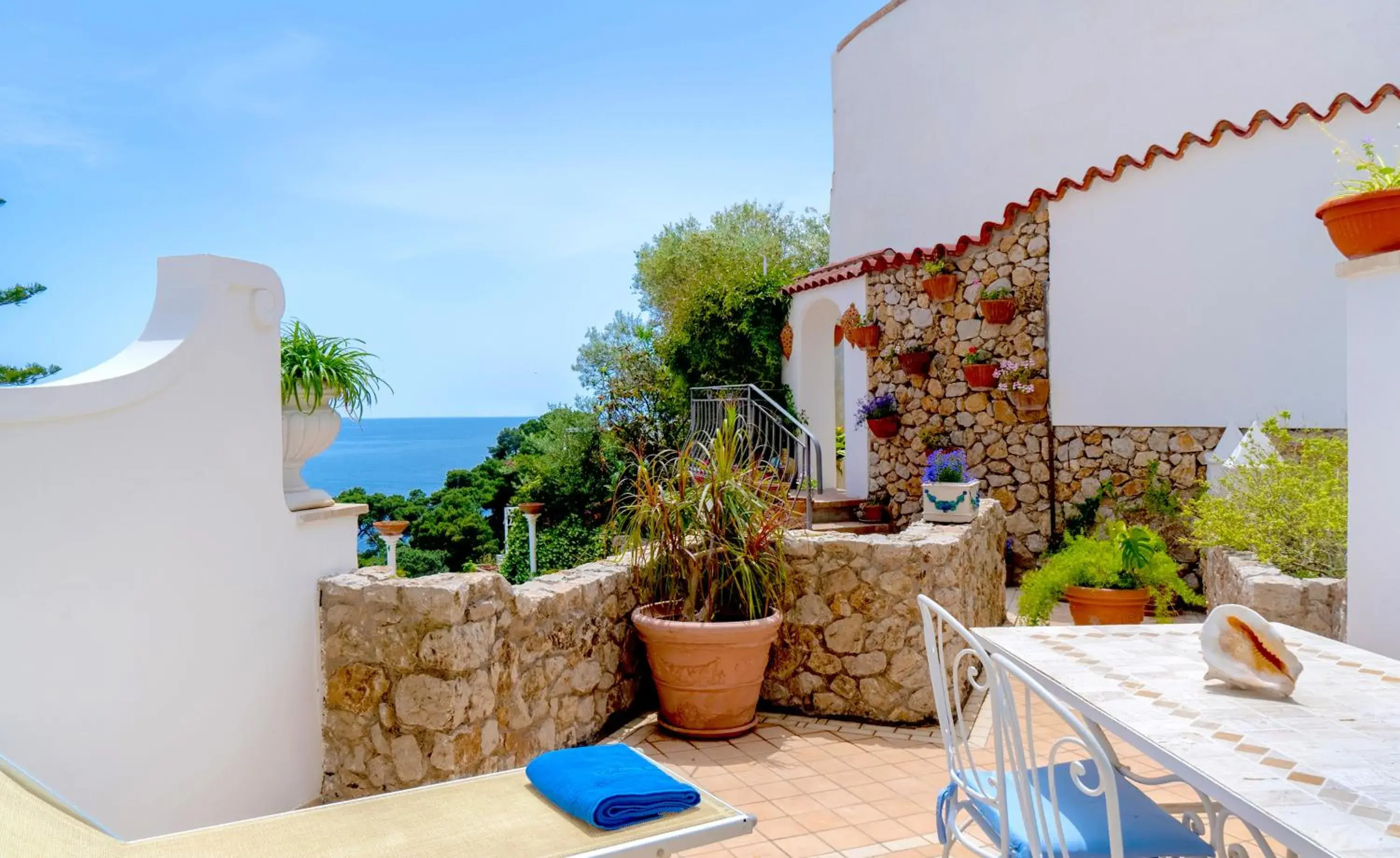 Balcony/Terrace in Hotel La Floridiana