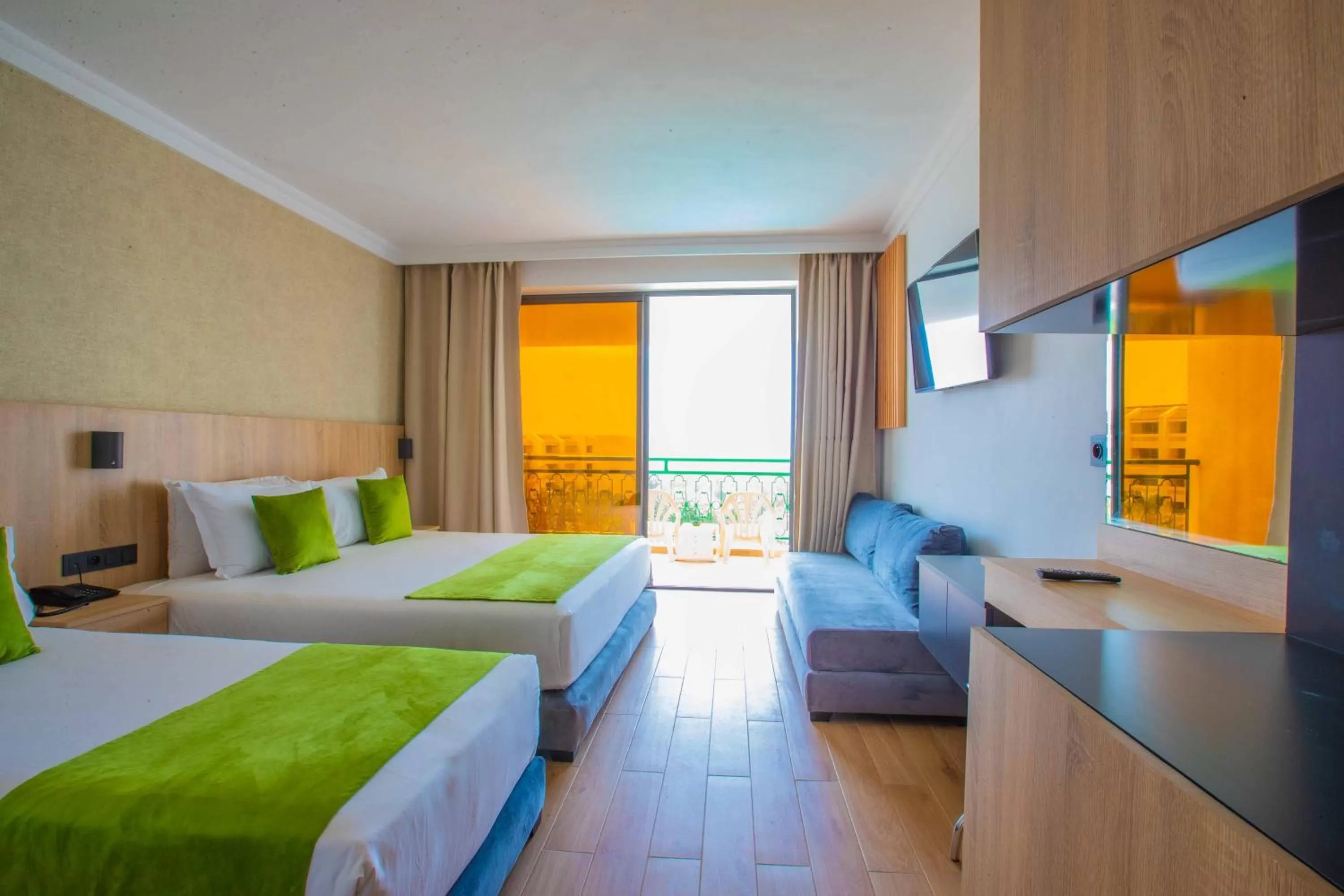 Bedroom, Bed in Hotel Argana Agadir