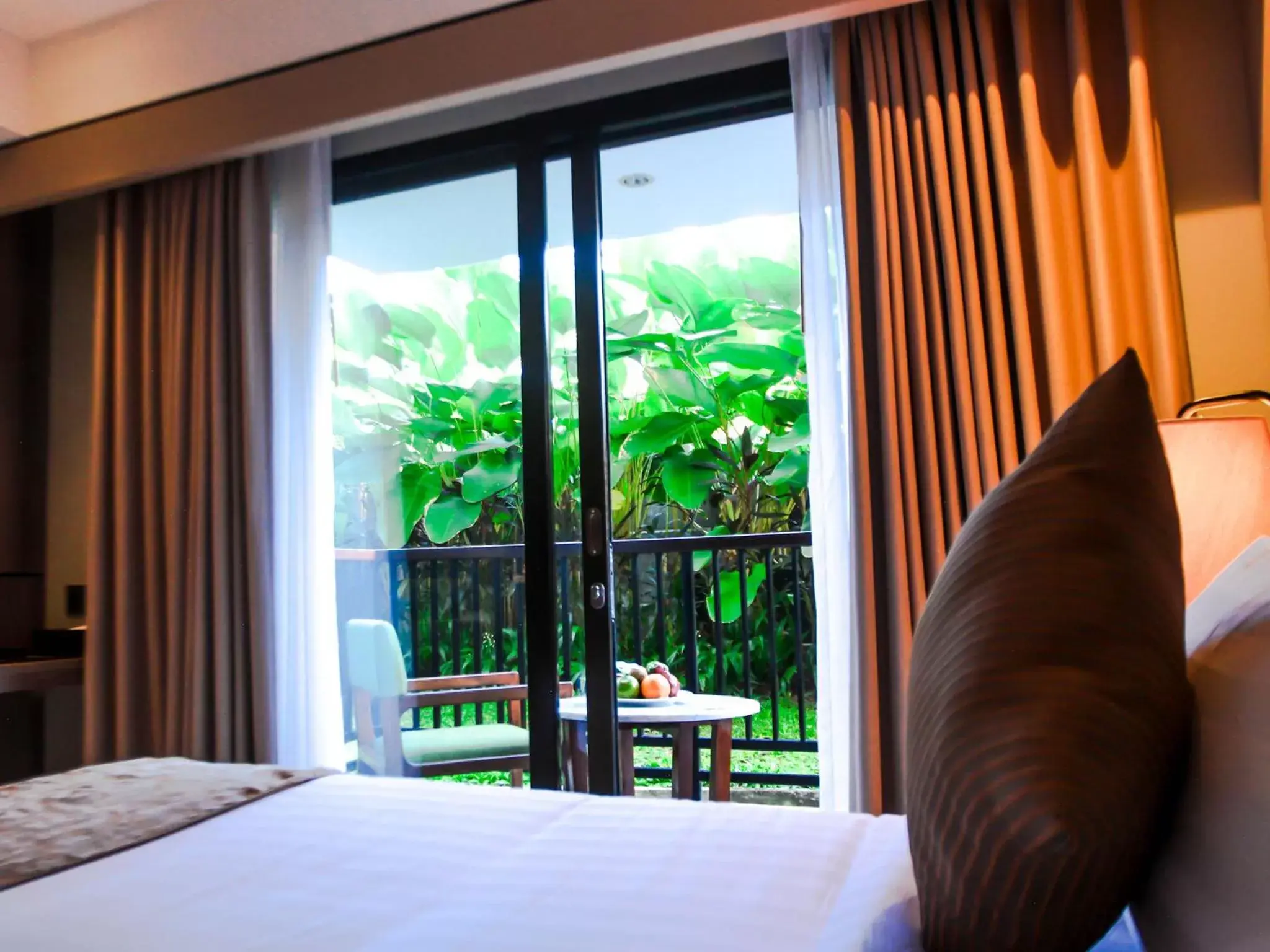 Balcony/Terrace, Bed in The Nest Hotel Nusa Dua