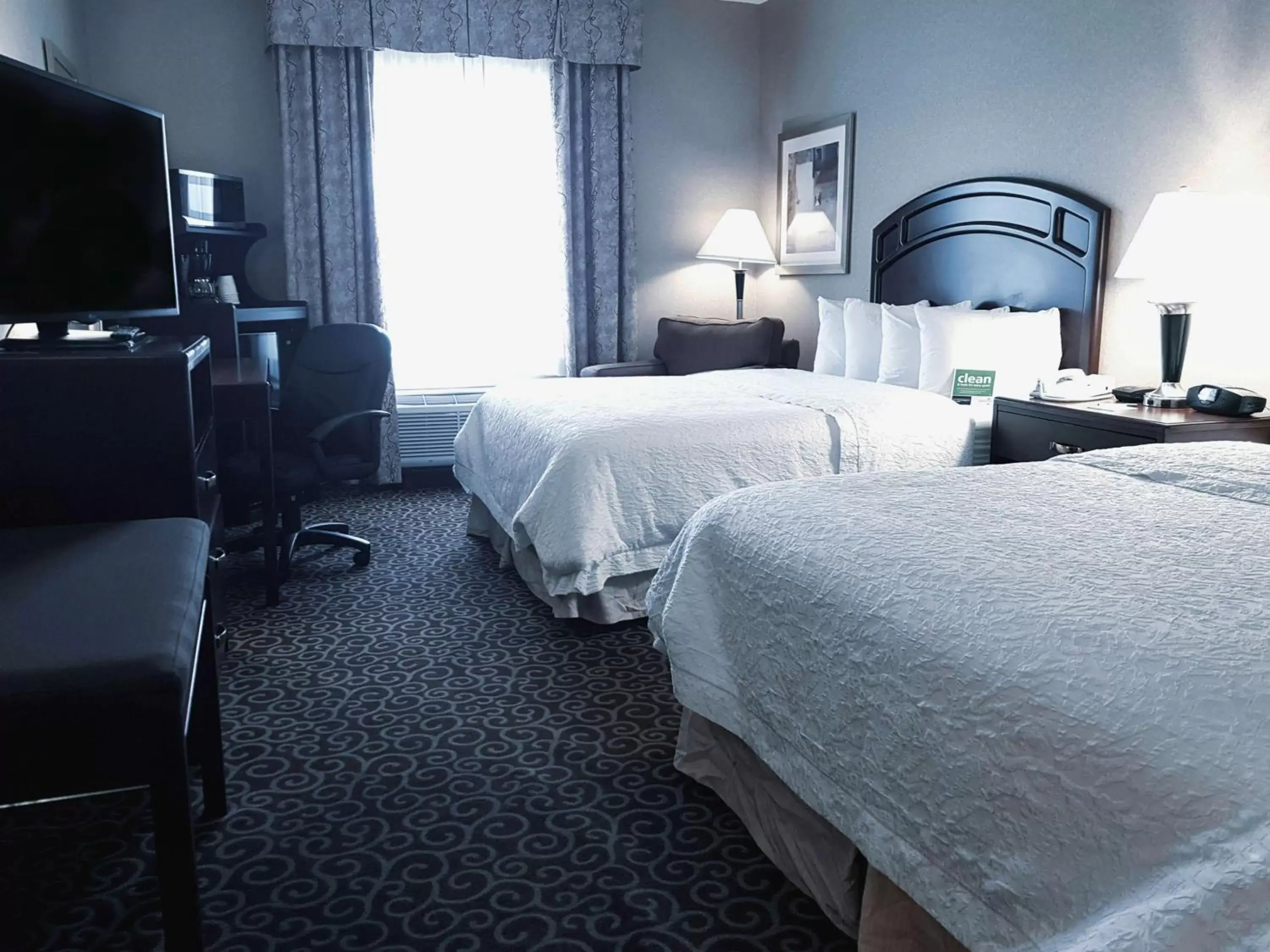 Bedroom, Bed in Hampton Inn & Suites by Hilton Edmonton International Airport