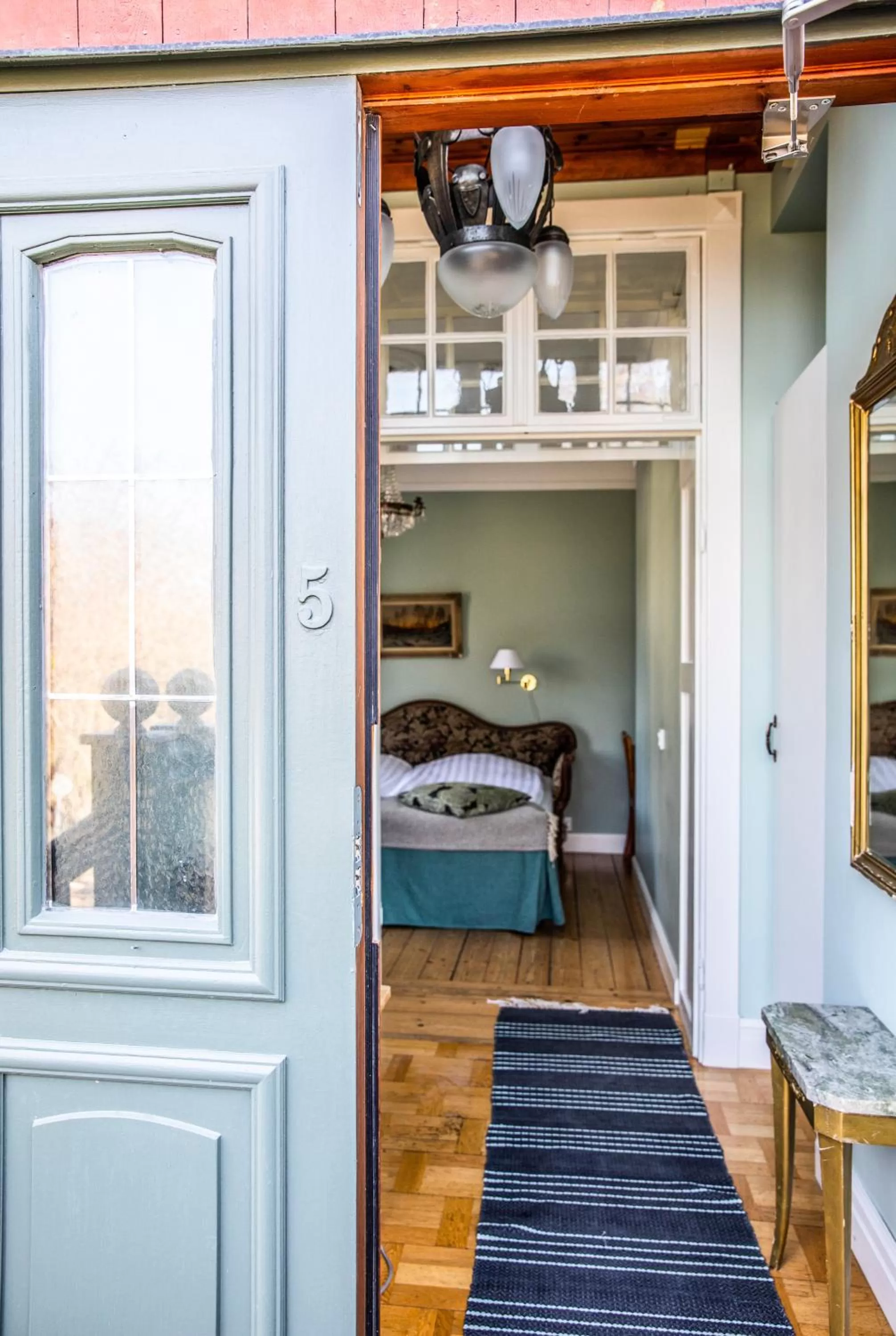 Bed in Hotell Breda Blick