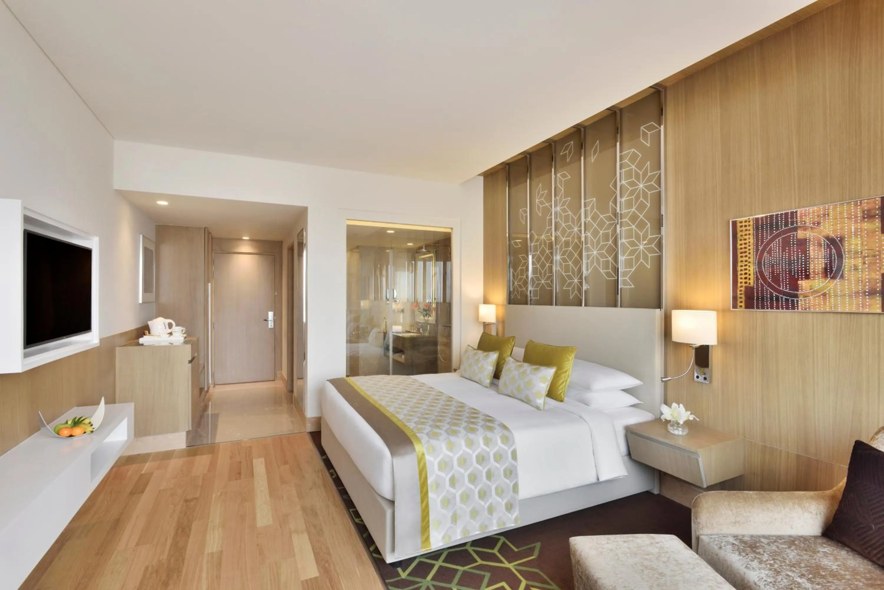 Photo of the whole room, Bed in Radisson Gurugram Udyog Vihar