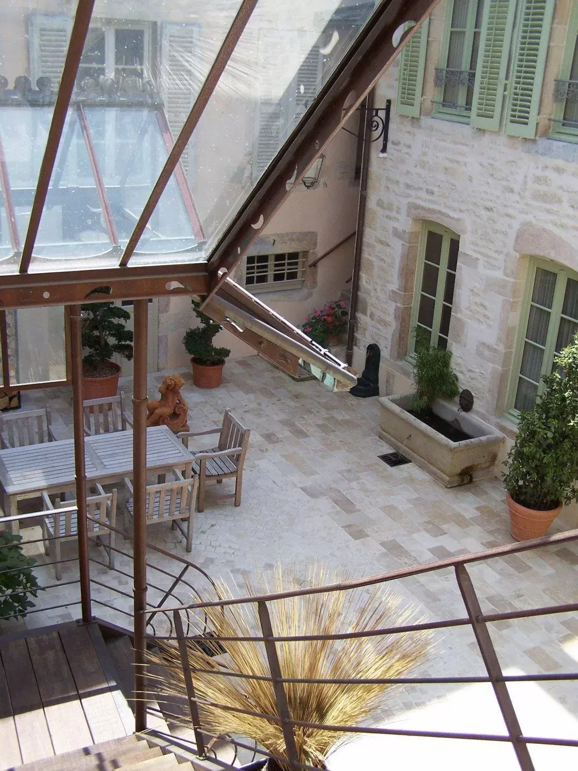 Balcony/Terrace in Le Clos Sainte-Marguerite - Chez les Fatien