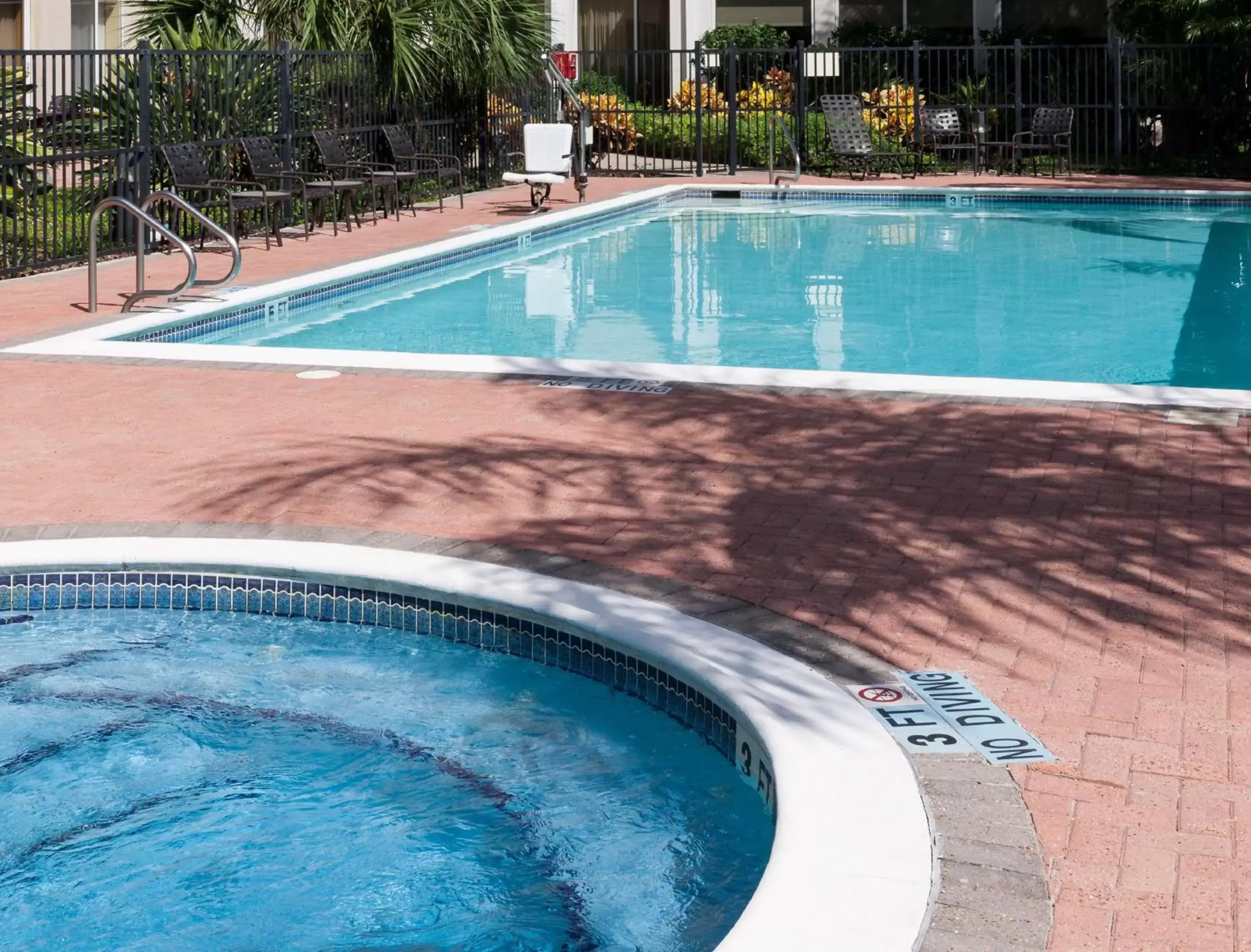 Pool view, Swimming Pool in Hilton Garden Inn McAllen Airport