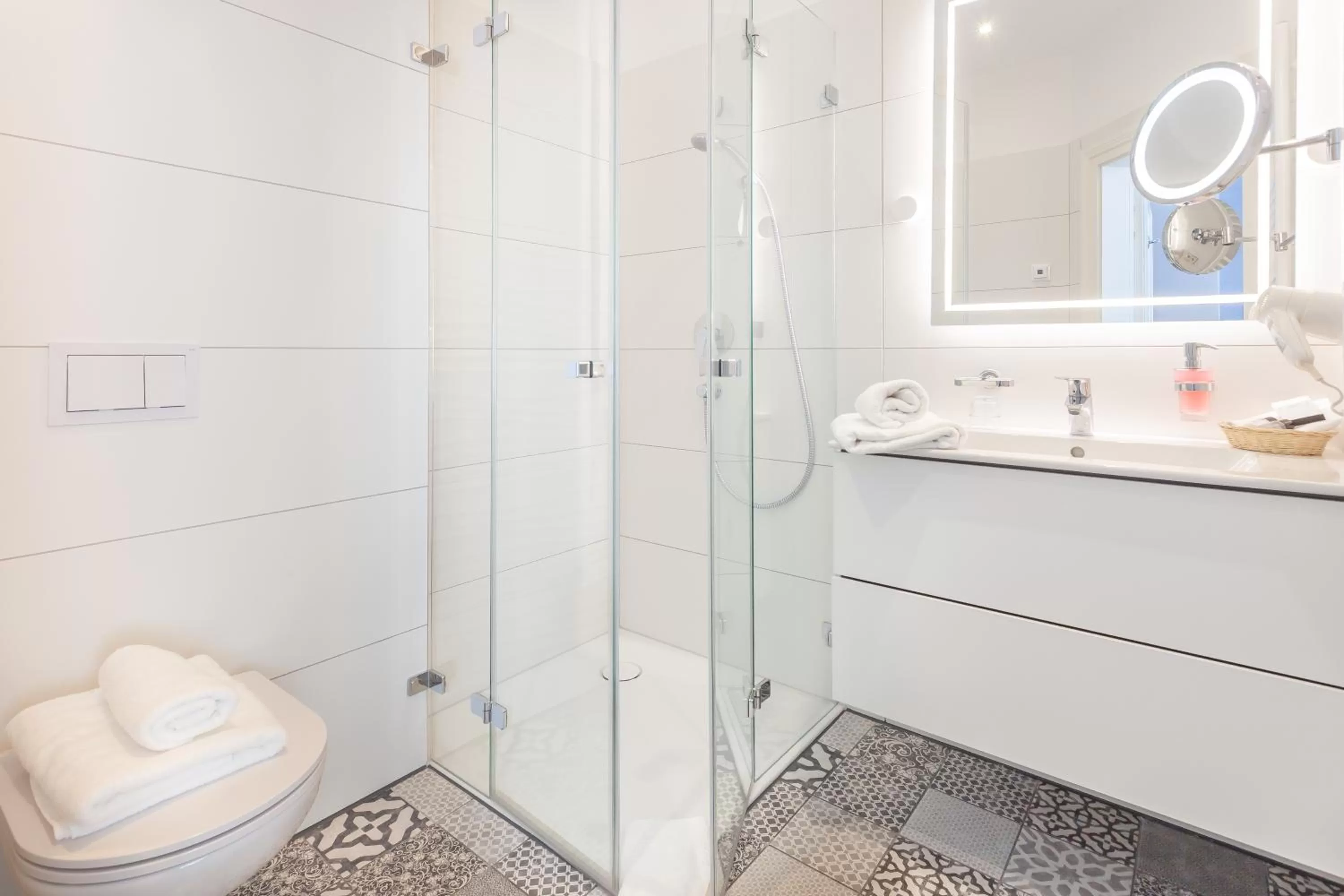 Bathroom in Hotel Vier Jahreszeiten Binz