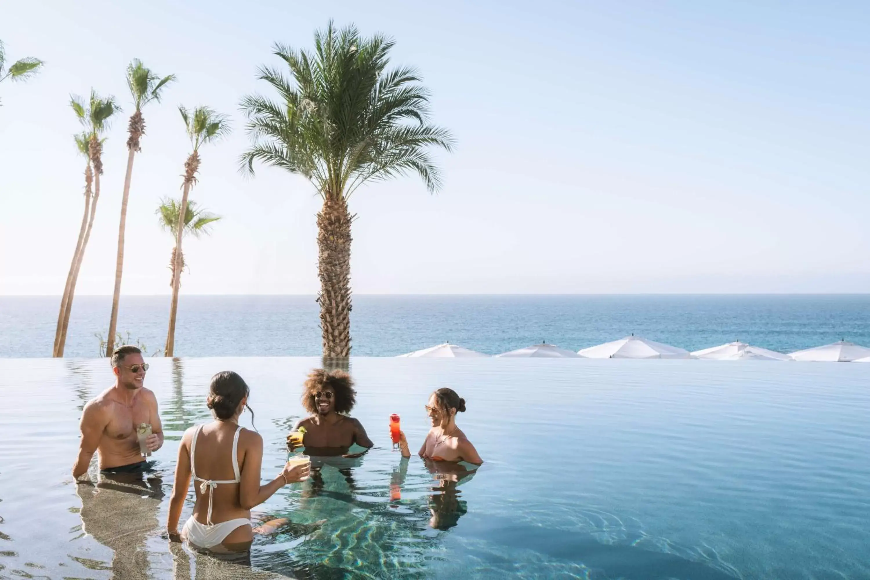 Pool view in Hilton Los Cabos