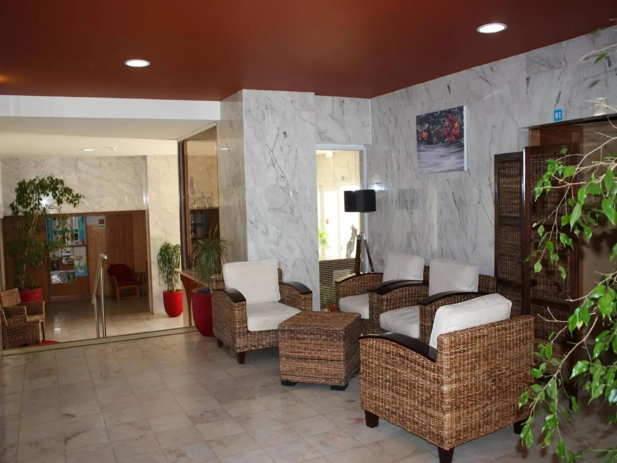 Lobby or reception, Lobby/Reception in Apartamentos Jardins da Rocha