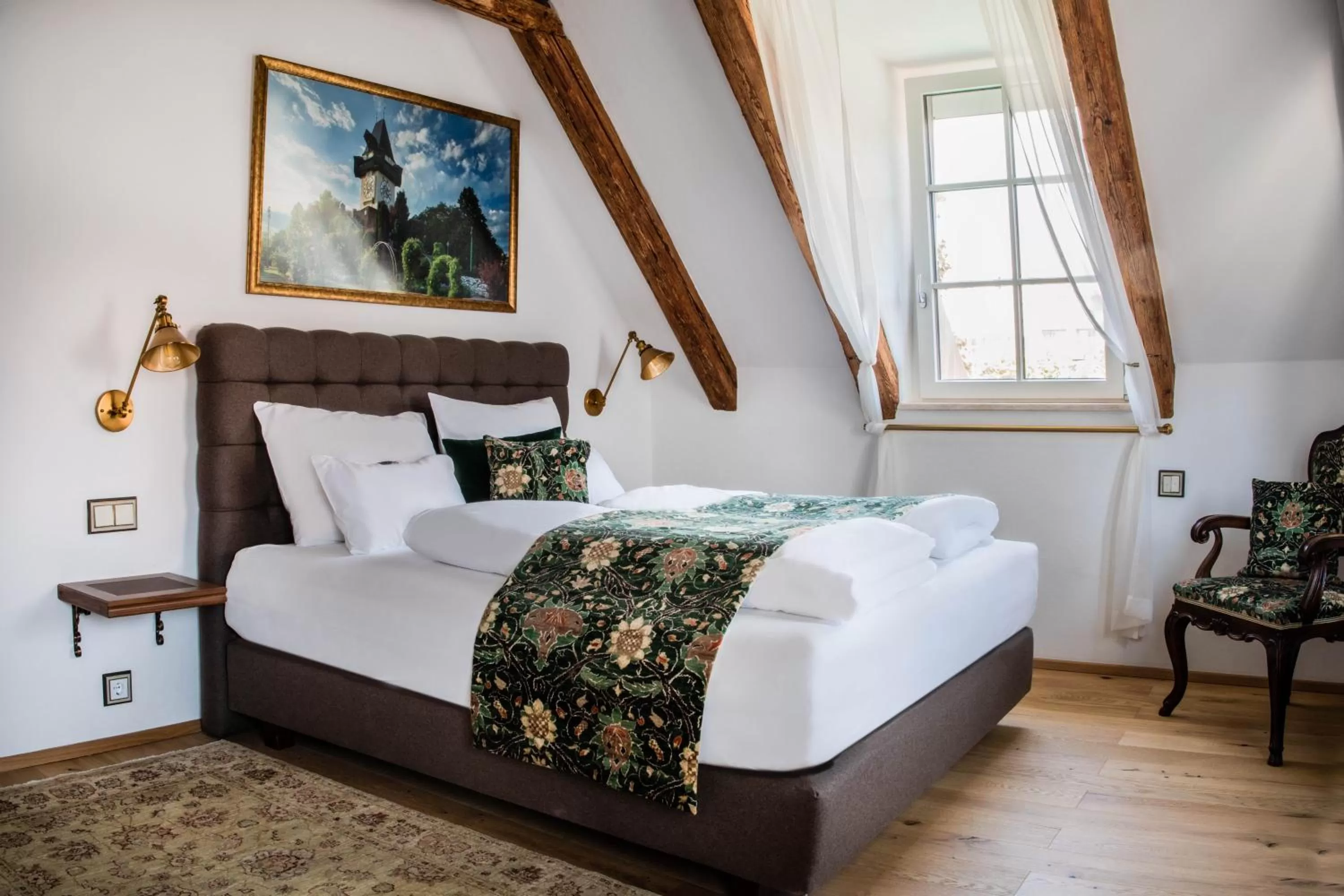 Bedroom, Bed in Gasthof Lend-Platzl