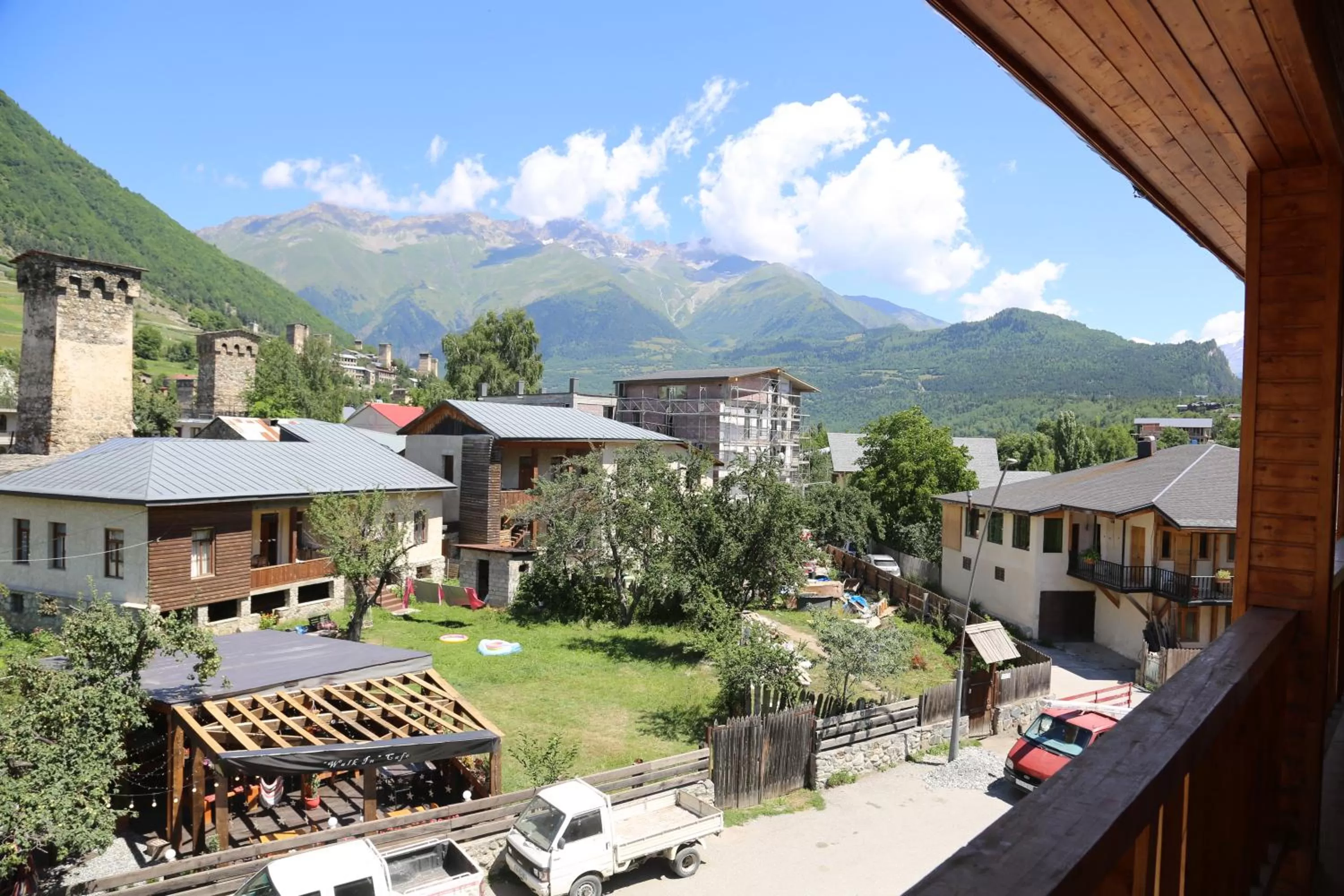 Balcony/Terrace in Hotel Svanseti