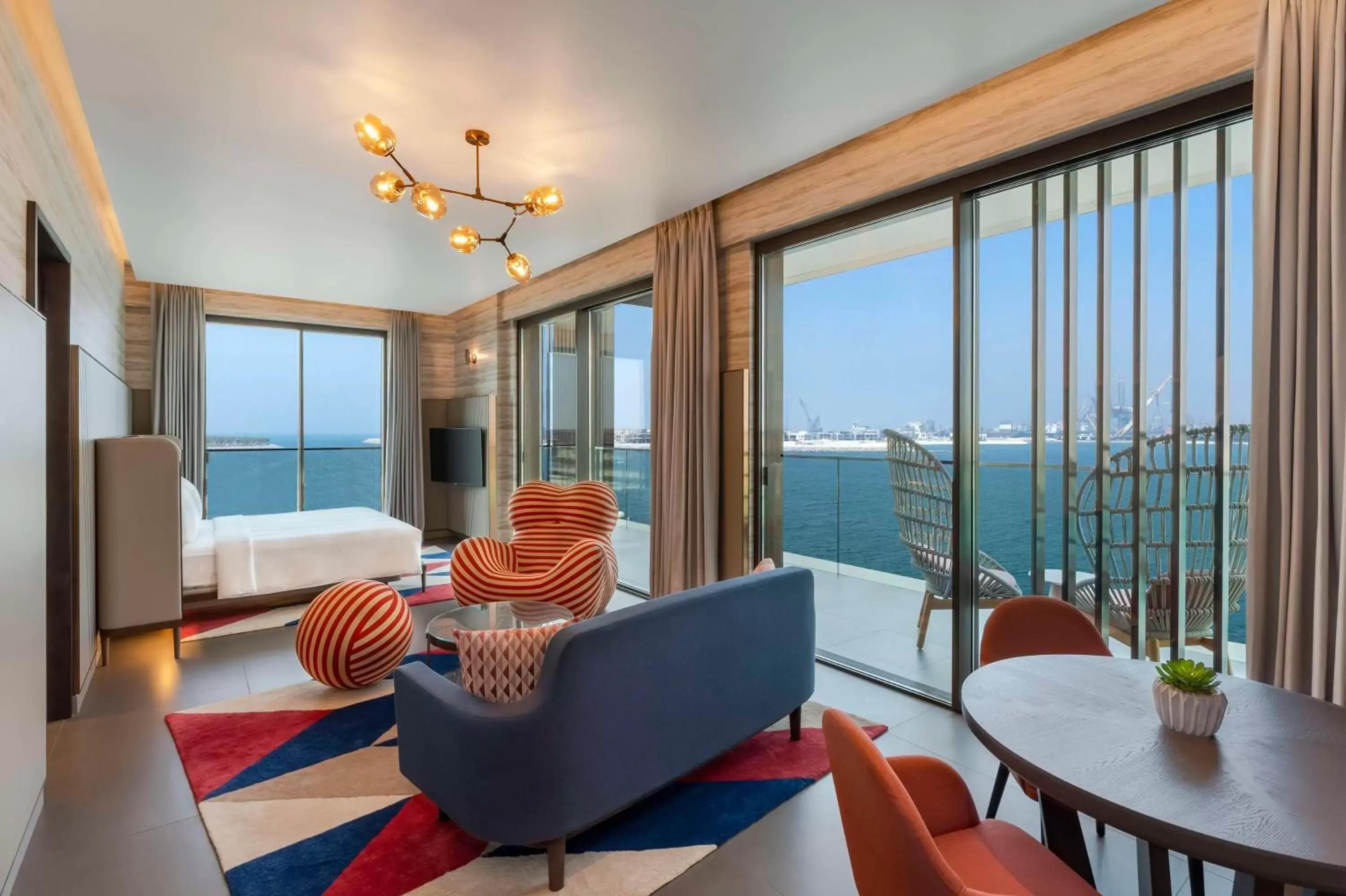 Bedroom, Sea View in Hyatt Centric Jumeirah Dubai