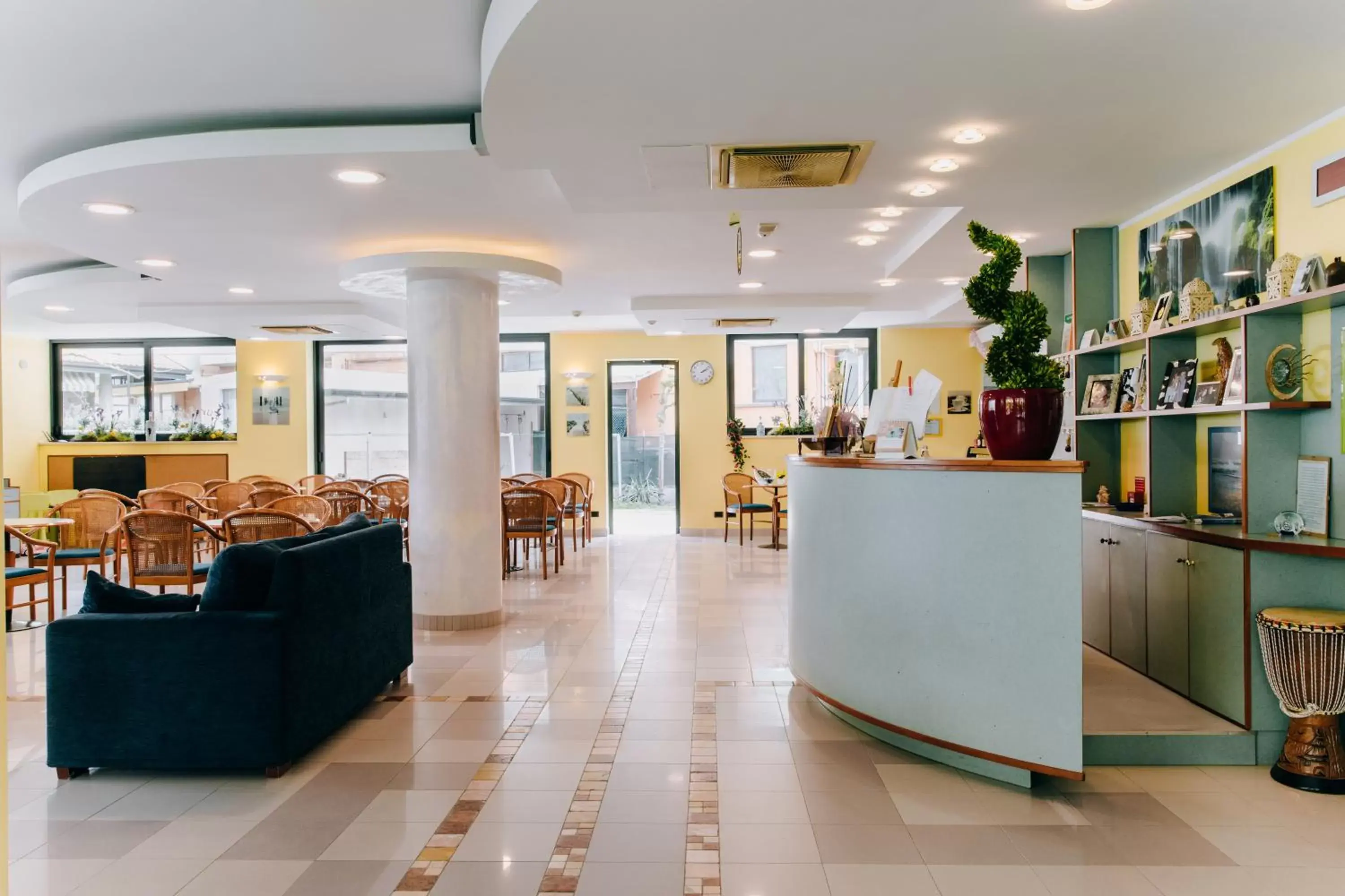 Lobby or reception in Hotel Villa Claudia