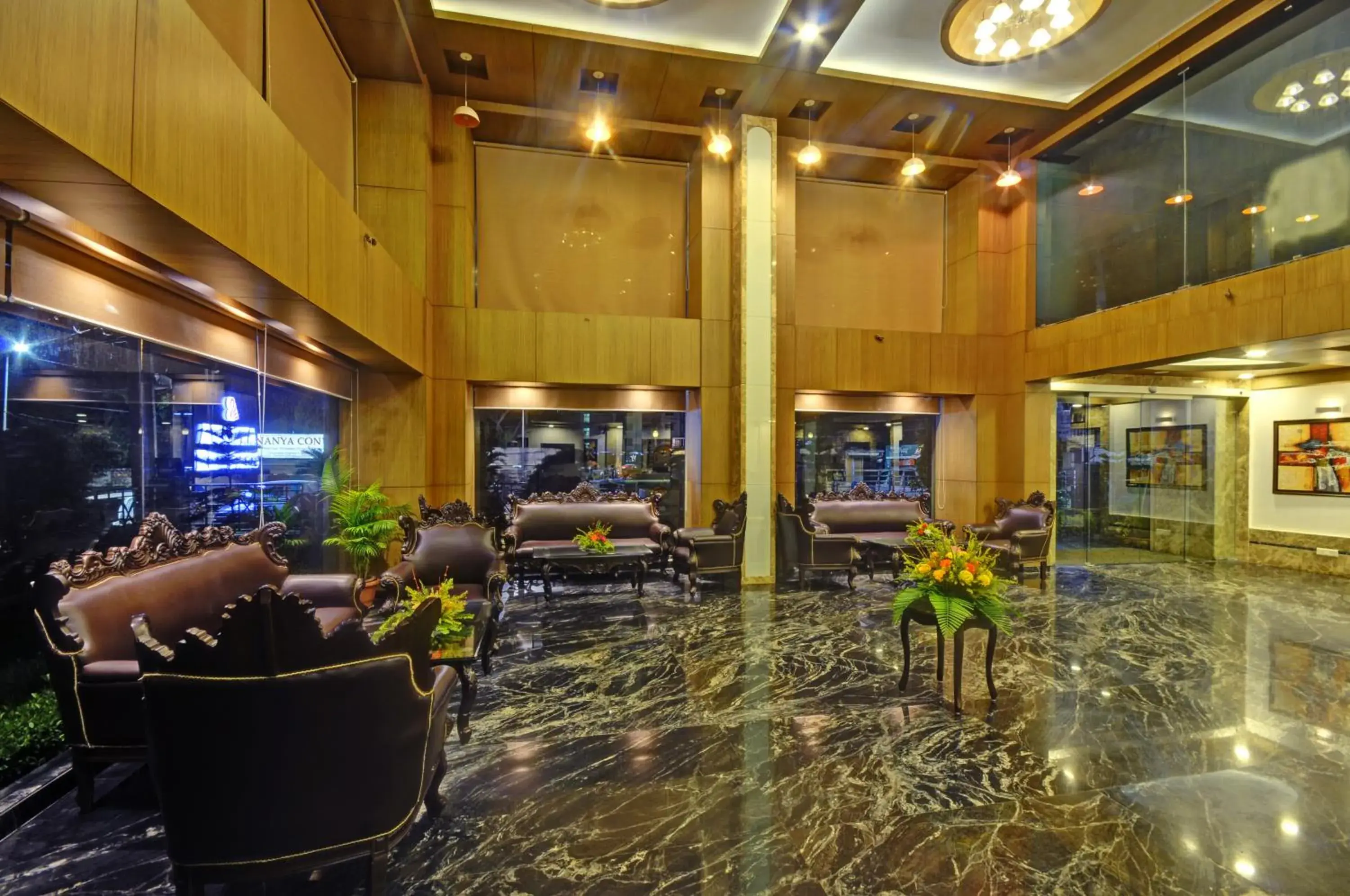 Lobby or reception, Lounge/Bar in Pride Ananya Resort Puri