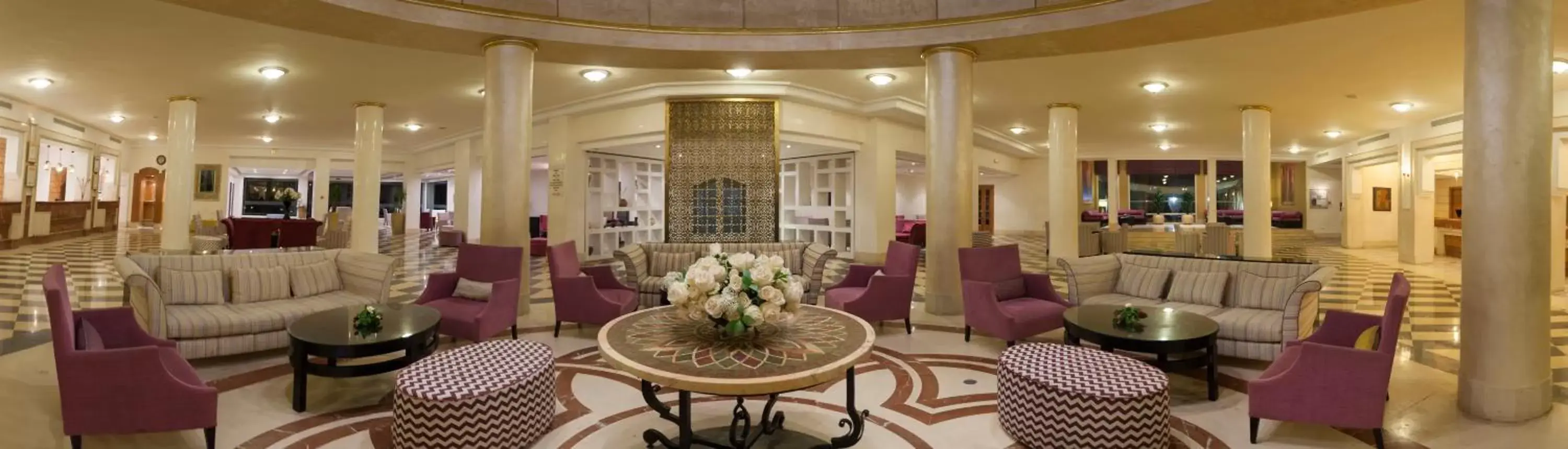 Lobby or reception, Restaurant/Places to Eat in Hotel Marhaba Club