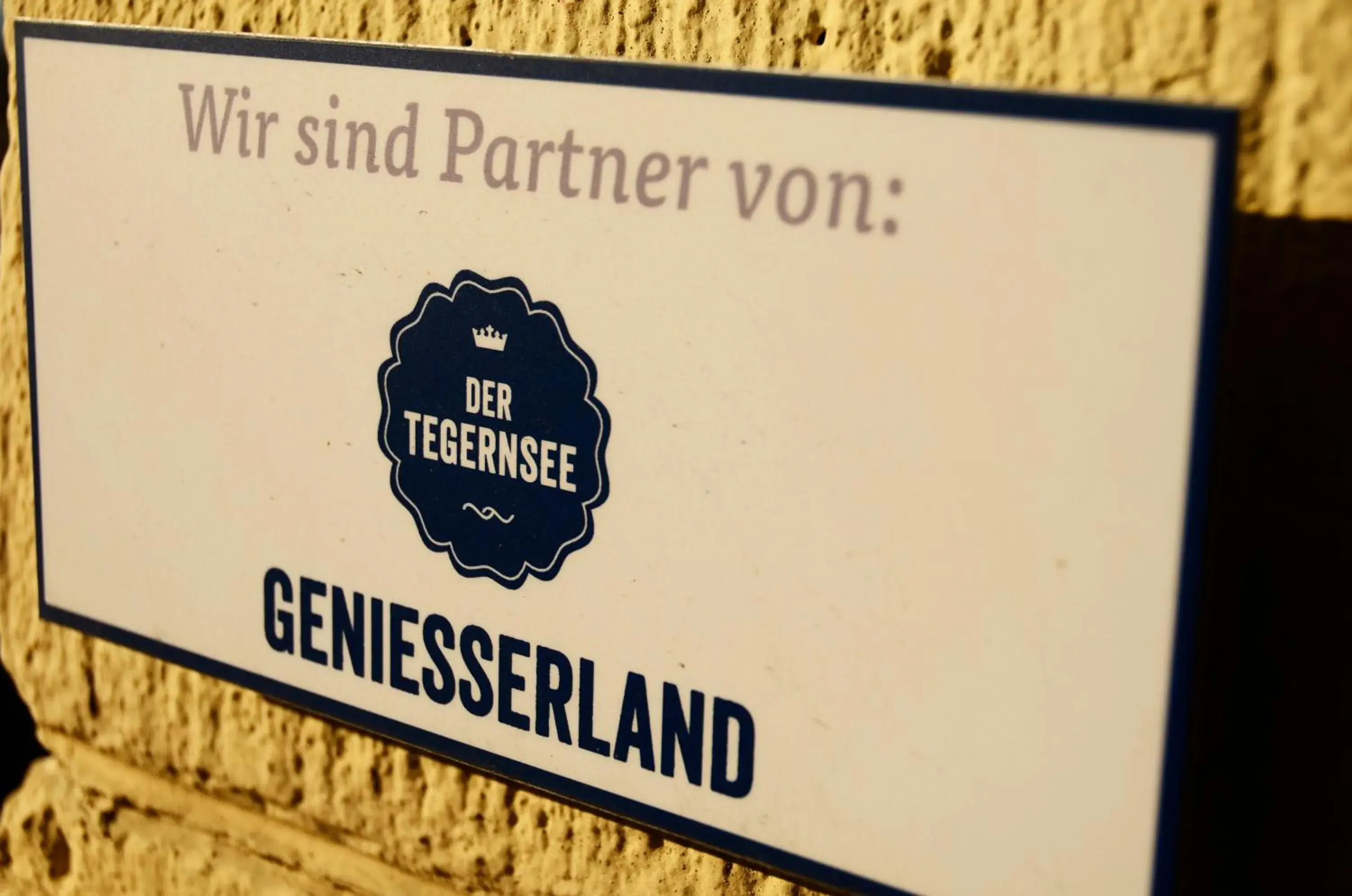 Logo/Certificate/Sign in Seehotel Luitpold