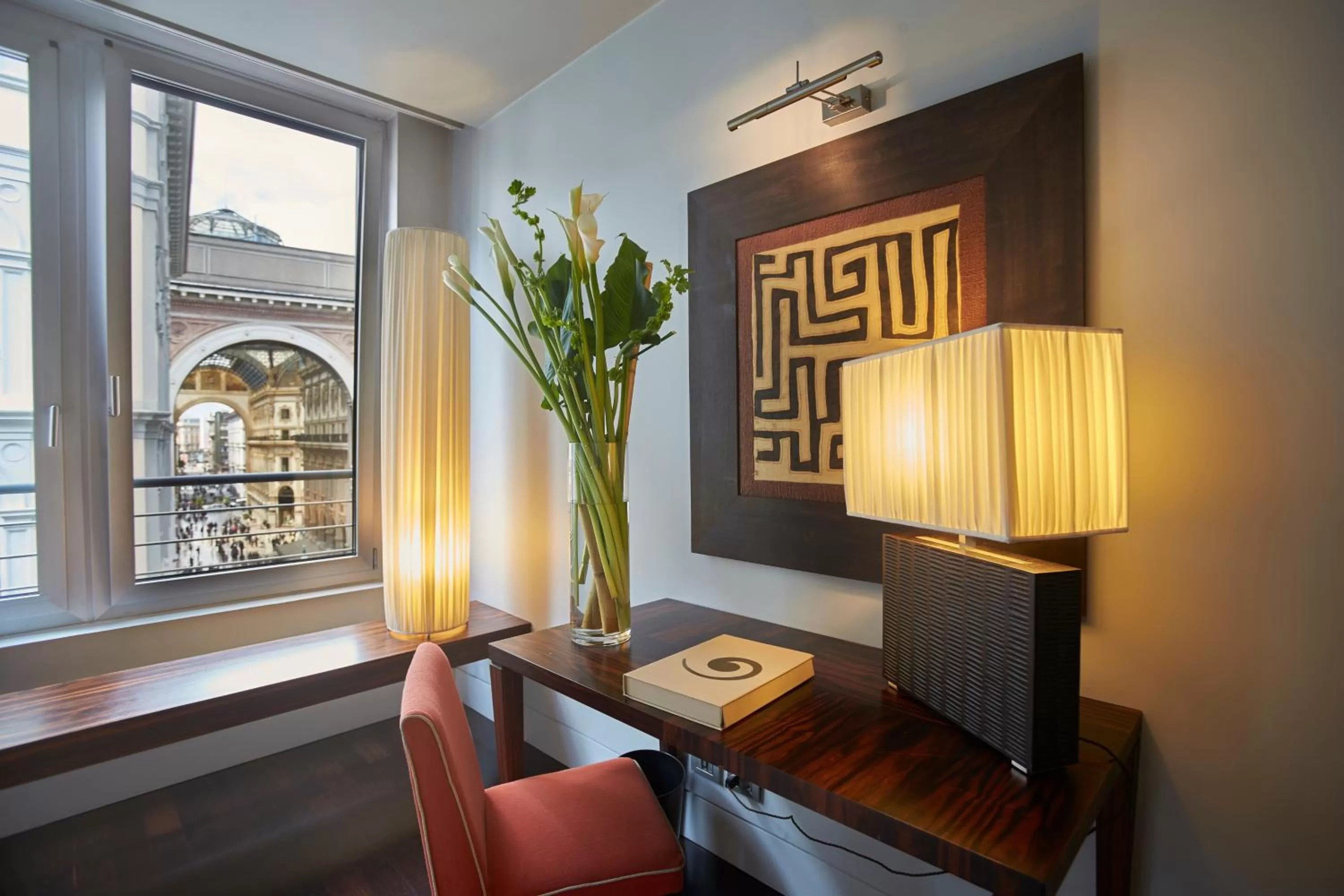 Seating area in Sina The Gray