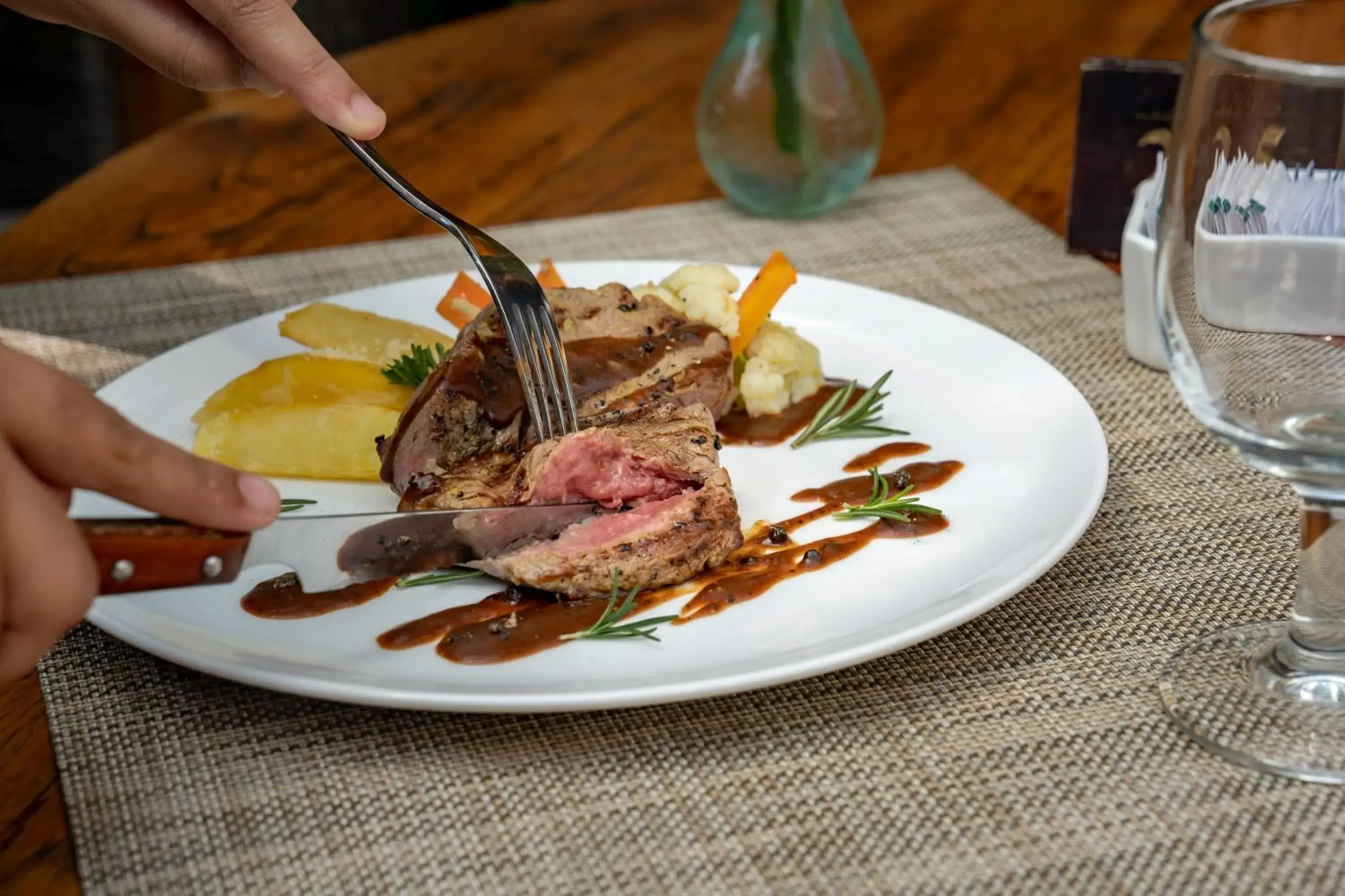 Food in The Lokha Ubud Resort Villas and Spa