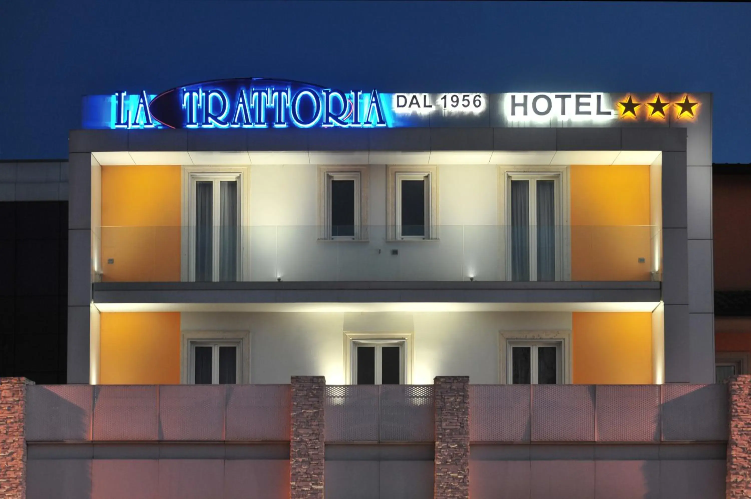 Night, Property Building in Hotel Testani Frosinone