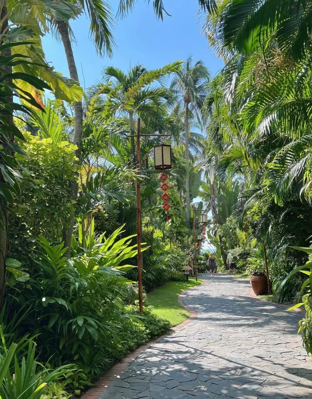 Garden view, Garden in Bamboo Village Beach Resort & Spa