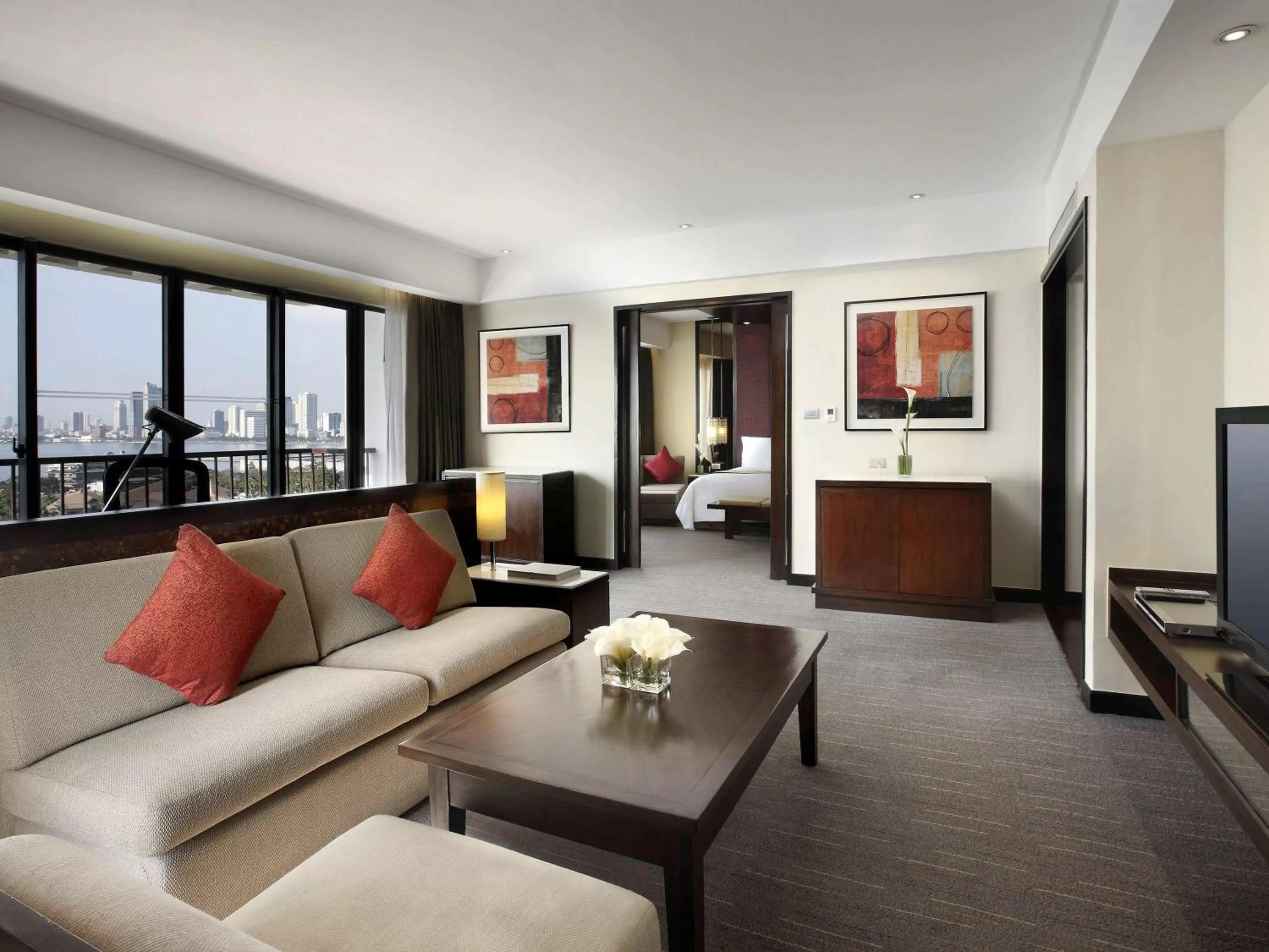 Junior Family King Suite with City View or Bay View in Sofitel Philippine Plaza Manila