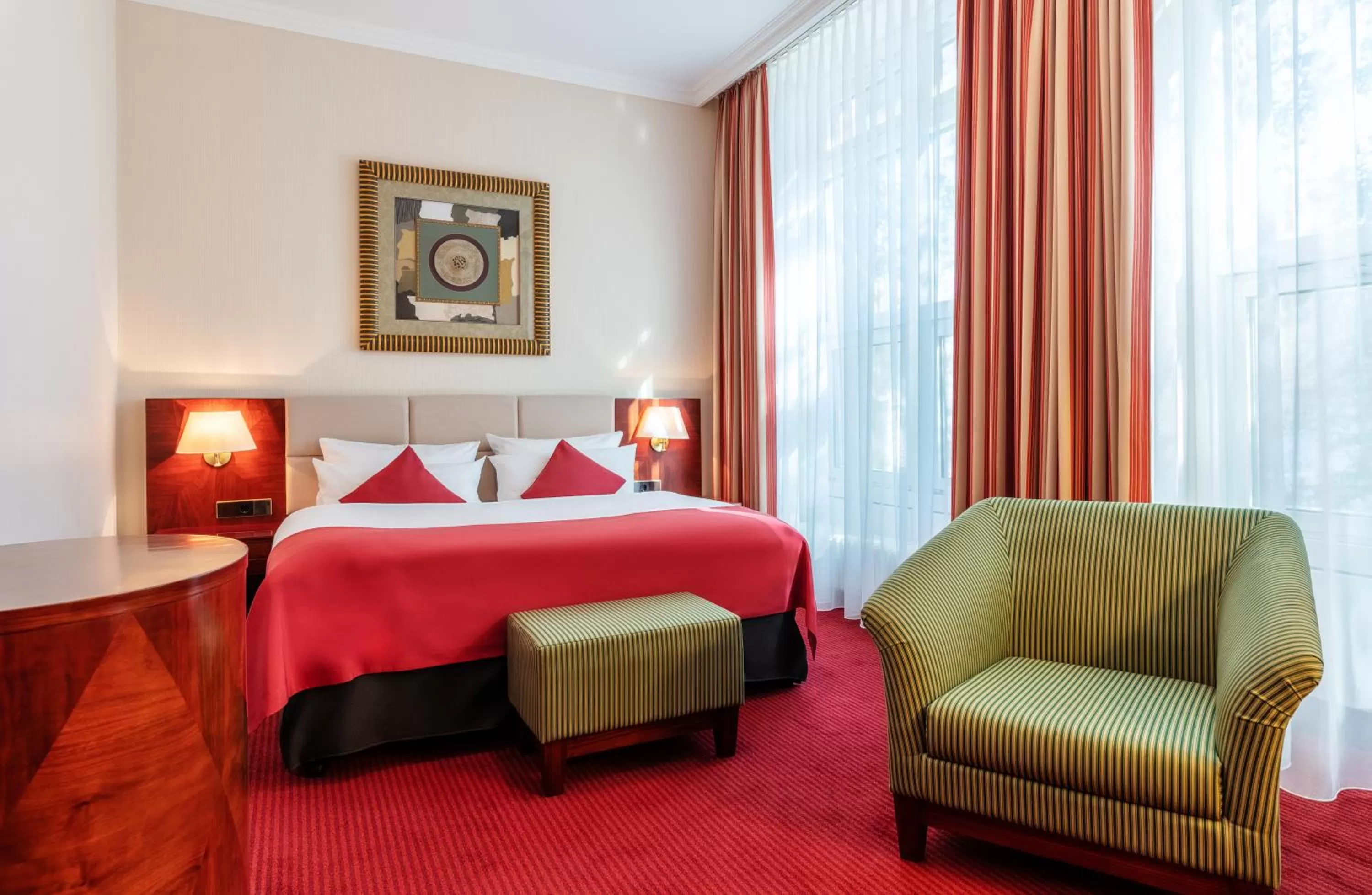 Bed in Hotel Amaris Bremerhaven