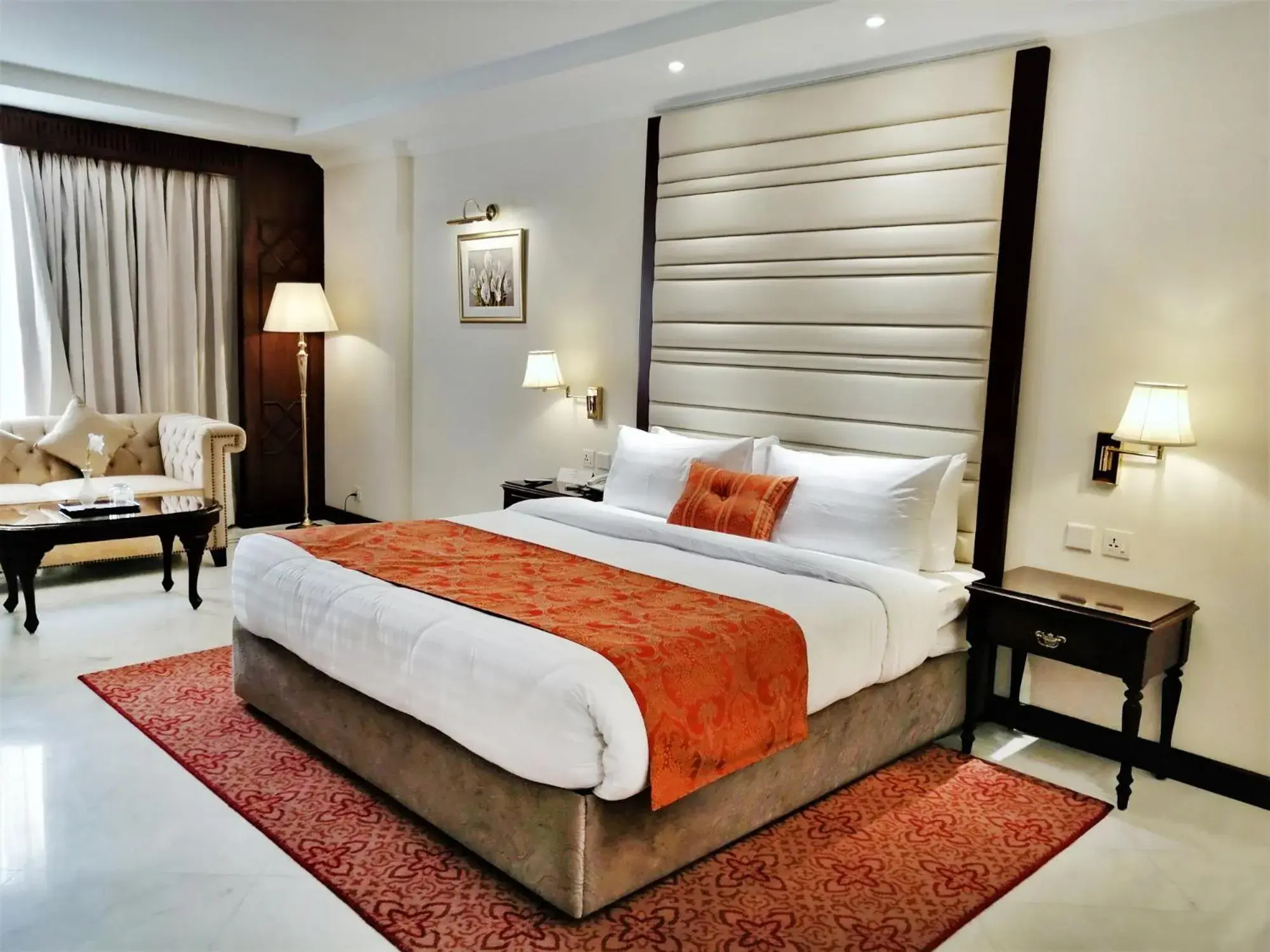 Bed in Islamabad Regalia Hotel