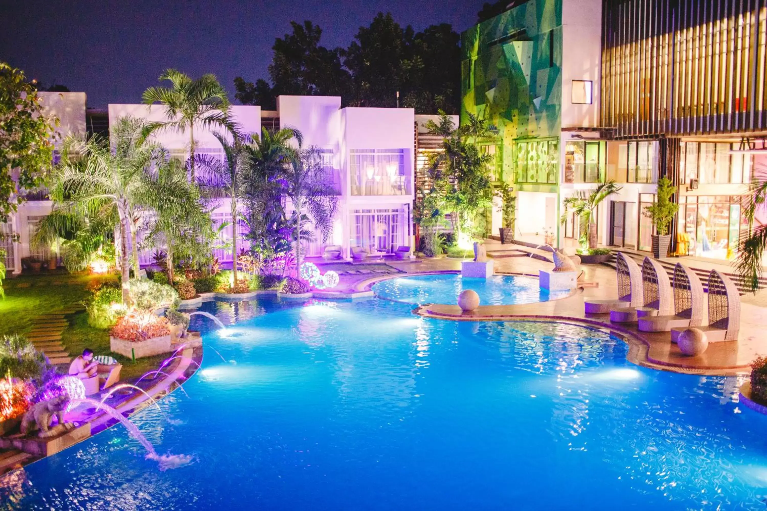 Pool view, Swimming Pool in Aziza Paradise Hotel