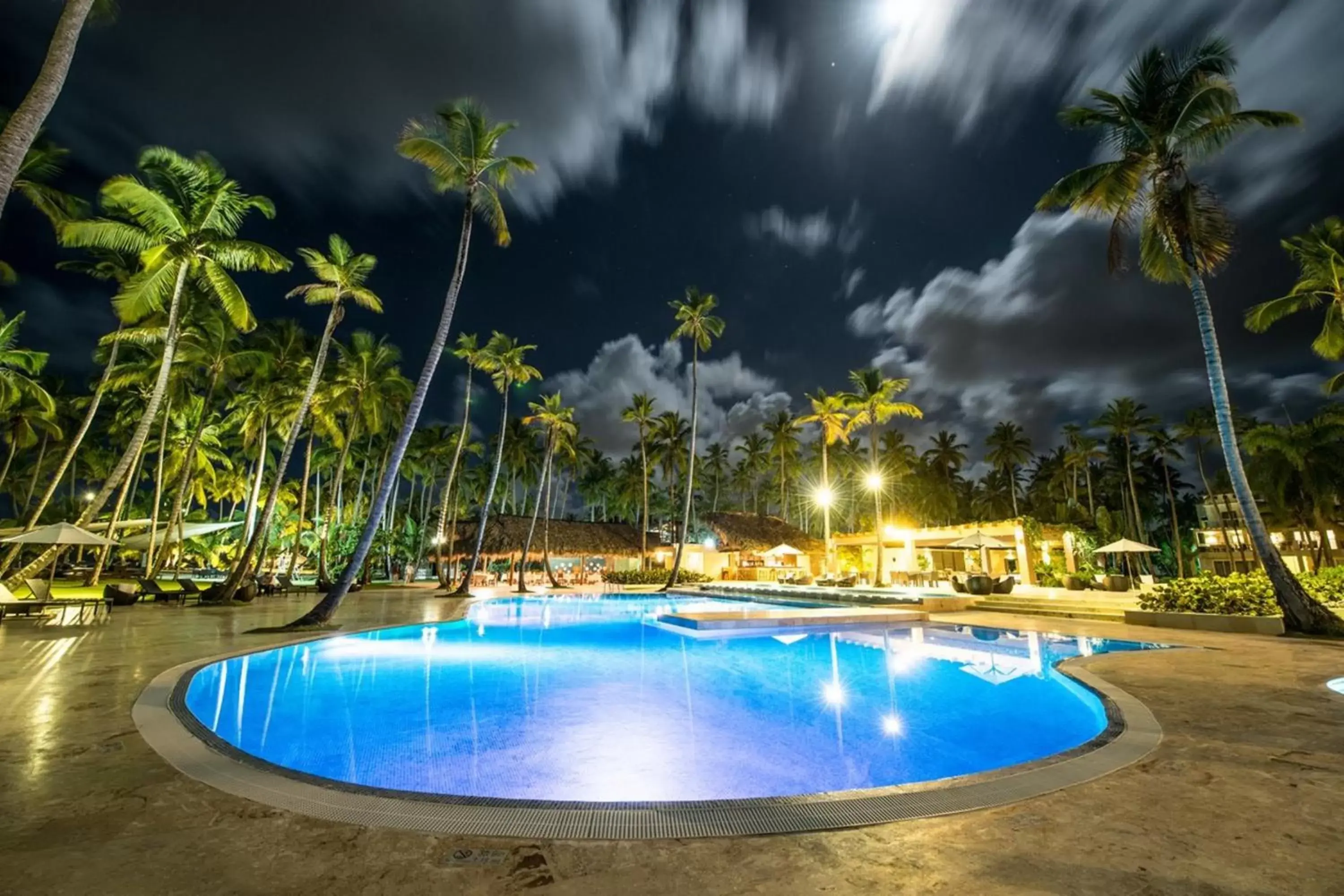 Night, Swimming Pool in Coson Bay