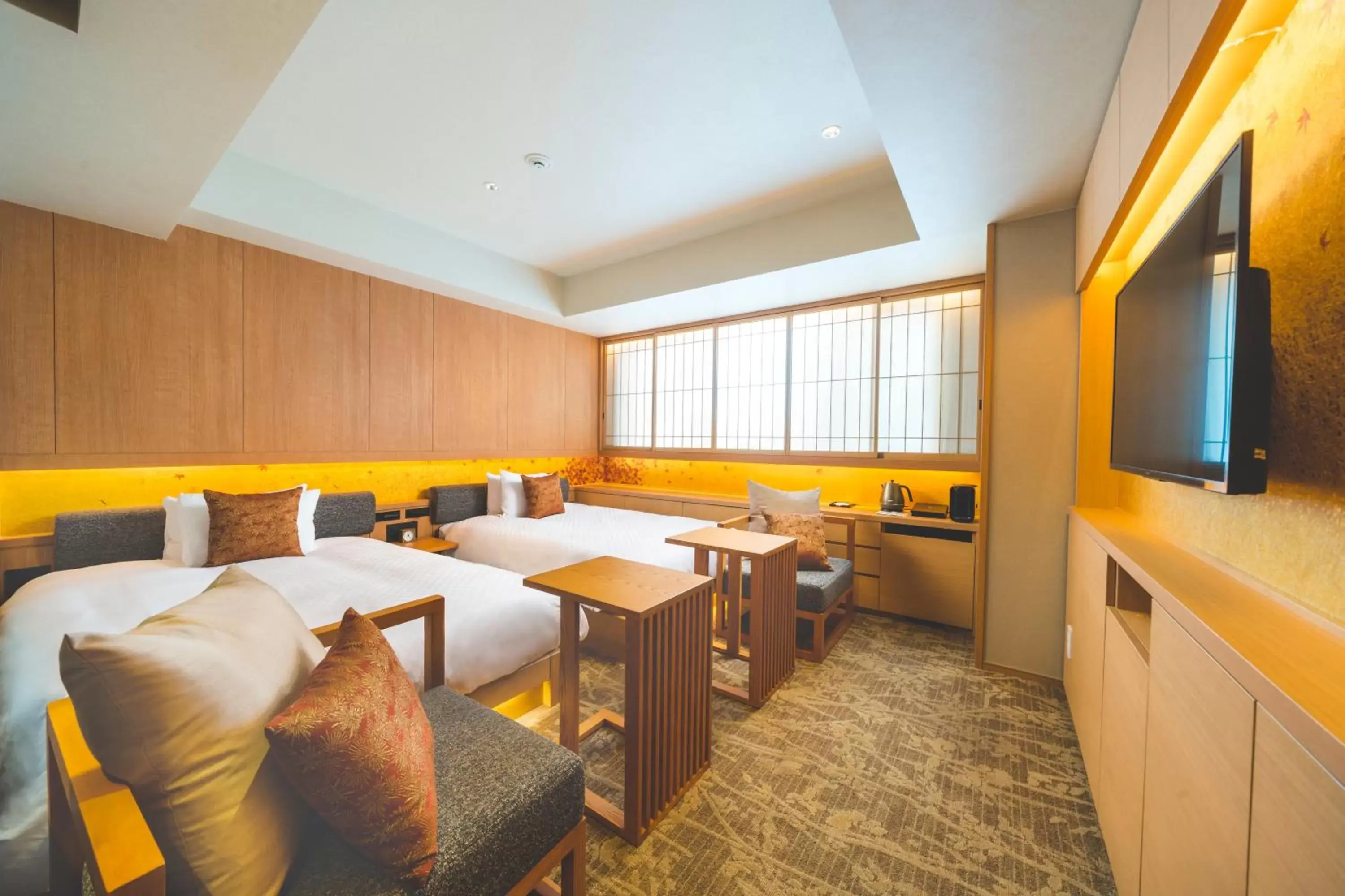 Superior Room with Two Double Beds - Non-Smoking in KAYA Kyoto Nijo Castle, BW Signature Collection by Best Western Superior Room with Two Double Beds - Non-Smoking in KAYA Kyoto Nijo Castle, BW Signature Collection by Best Western