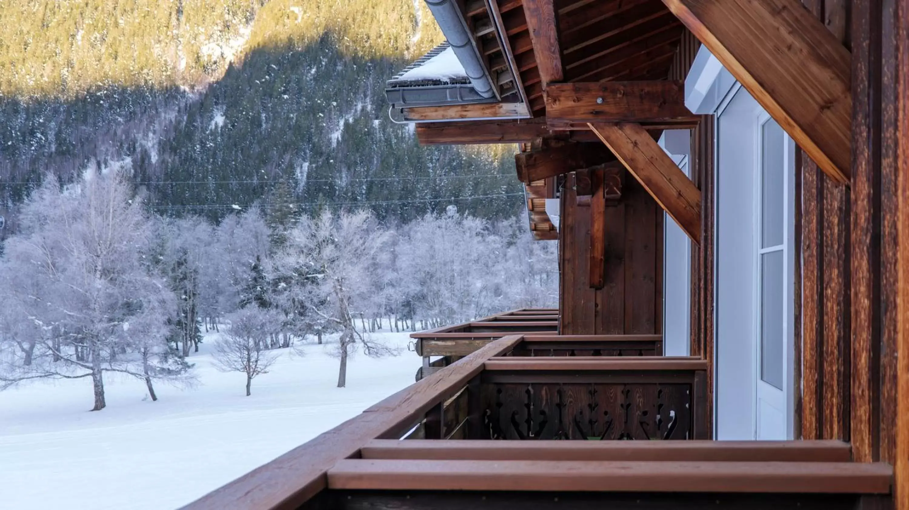 Balcony/Terrace, Winter in Hôtel Le Labrador