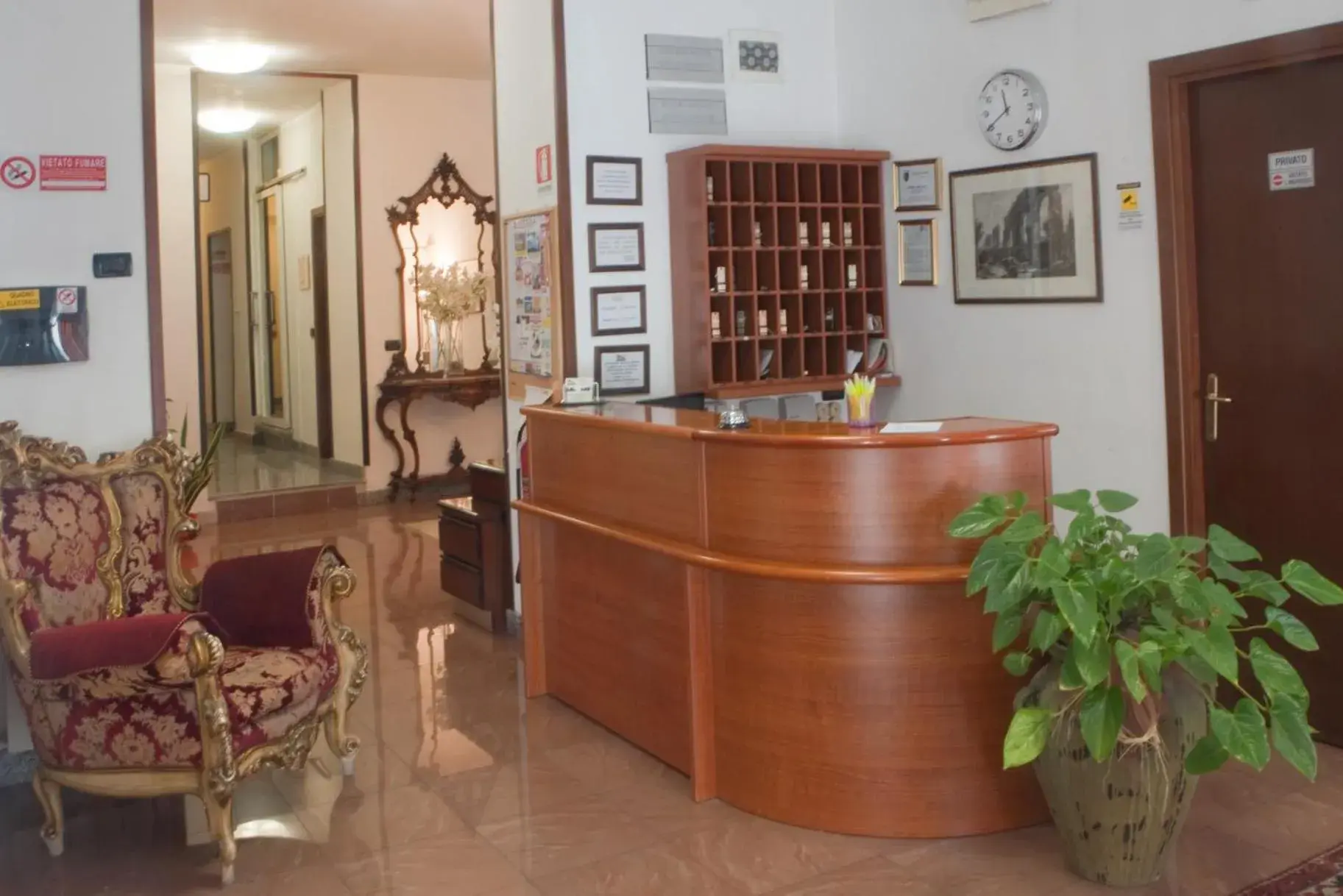 Lobby/Reception in Hotel Antico Acquedotto