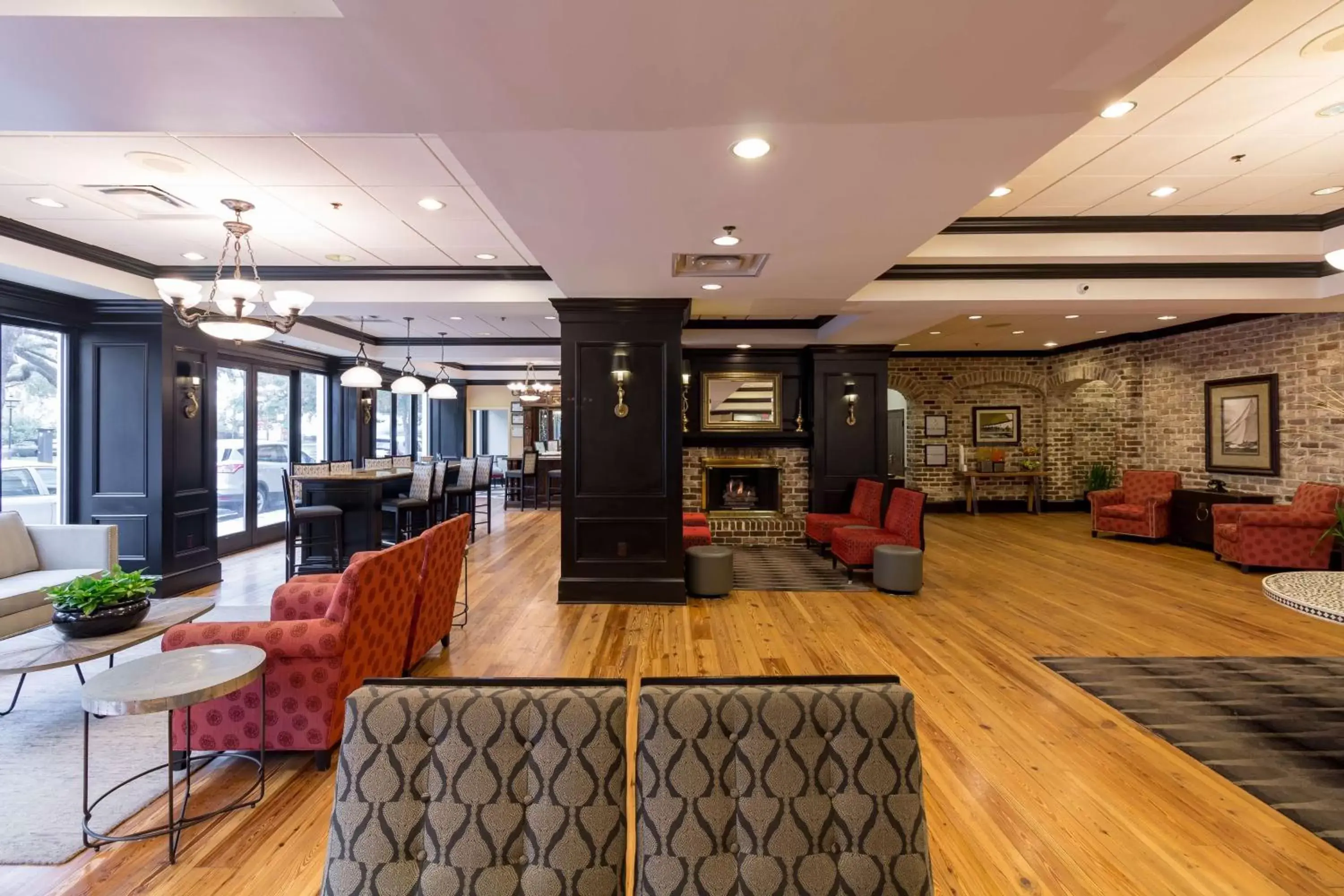 Lobby or reception, Lobby/Reception in Hampton Inn Savannah Historic District