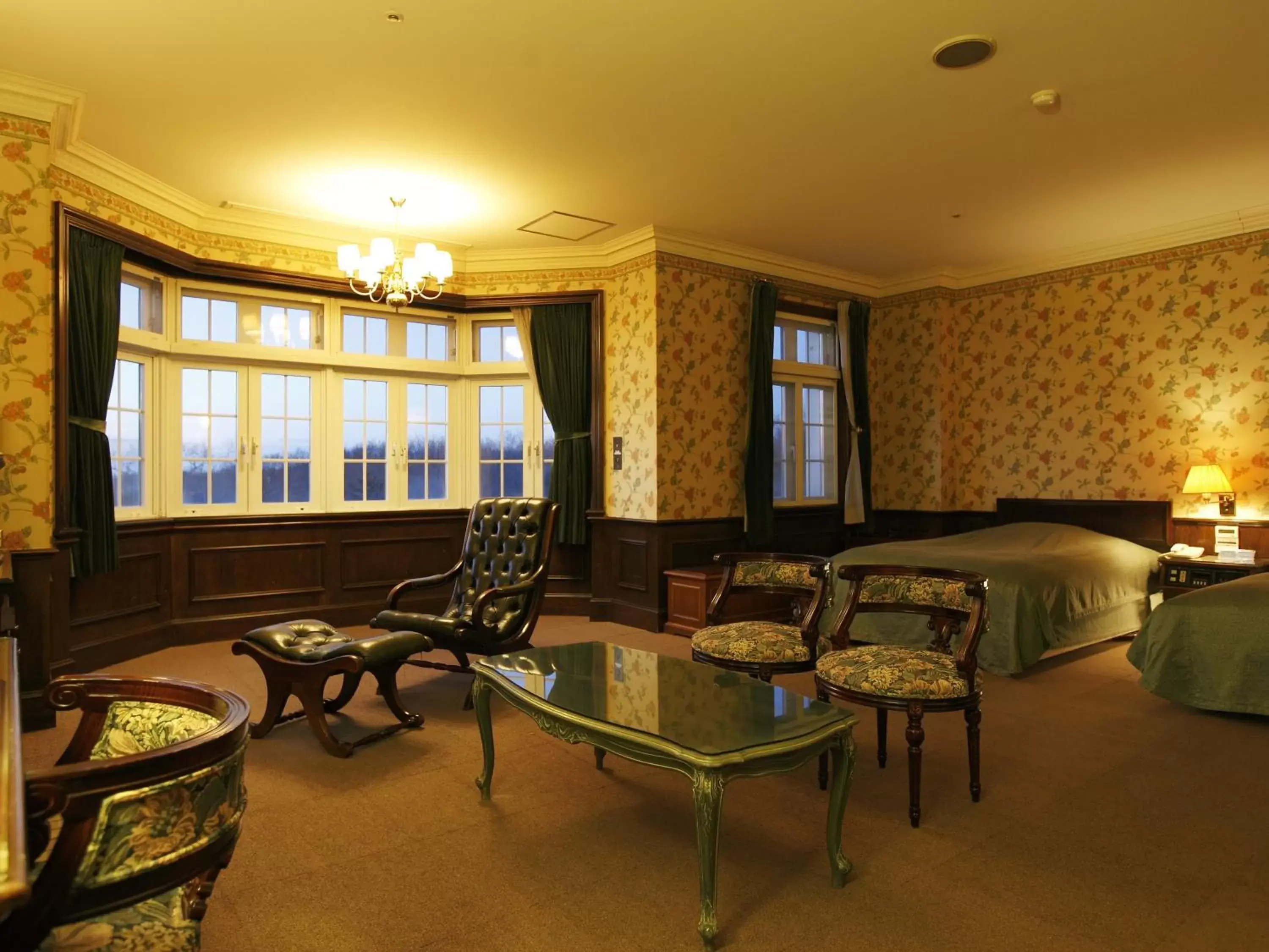 Photo of the whole room, Seating Area in Wellness Forest Nasu