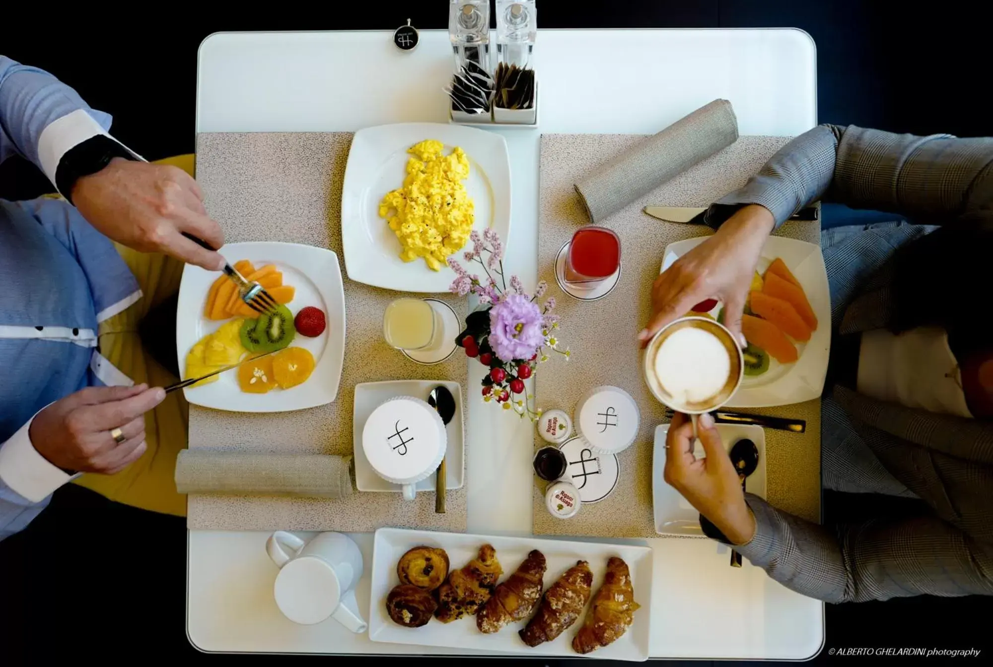 Continental breakfast in LHP Hotel Montecatini Palace & SPA