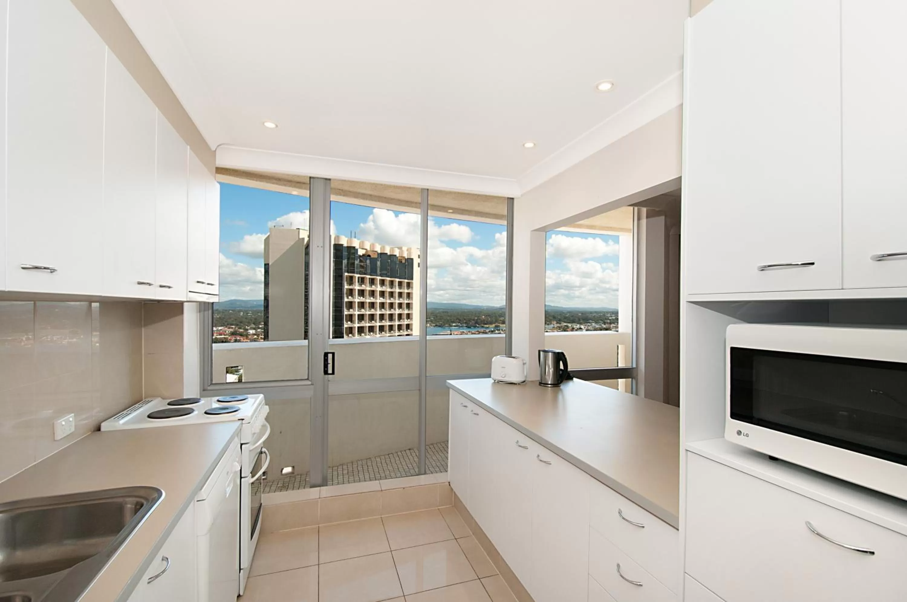 Kitchen or kitchenette in Focus Apartments