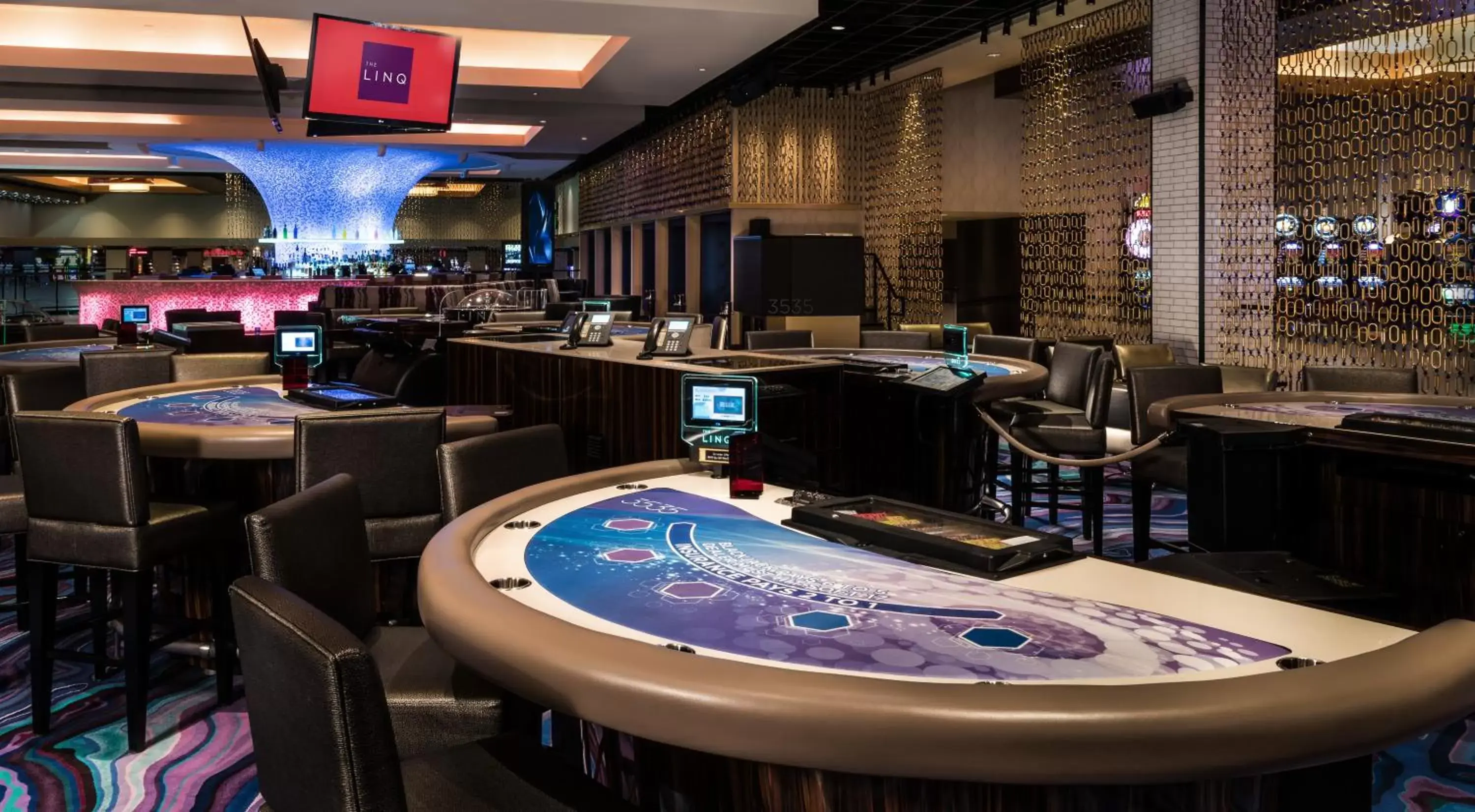 Alcoholic drinks in The LINQ Hotel and Casino