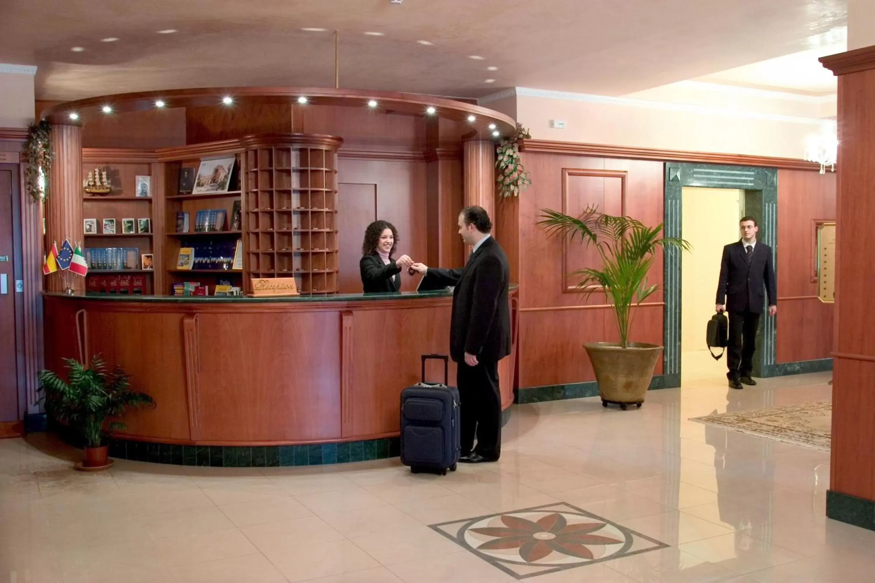 Lobby or reception in Hotel Sorriso